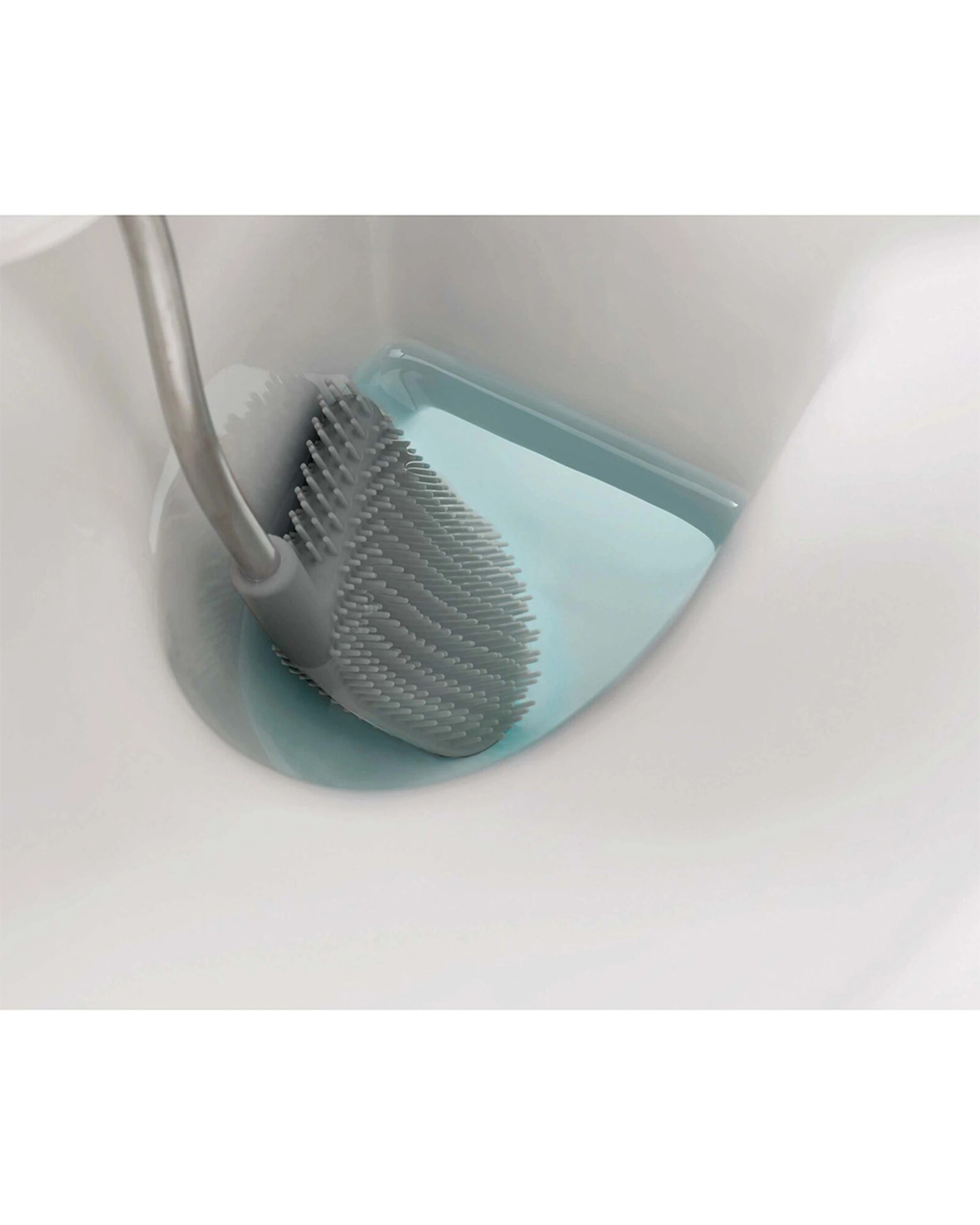 Joseph Joseph Flex Lite Toilet Brush With Holder Flexible D-Shaped Head ...