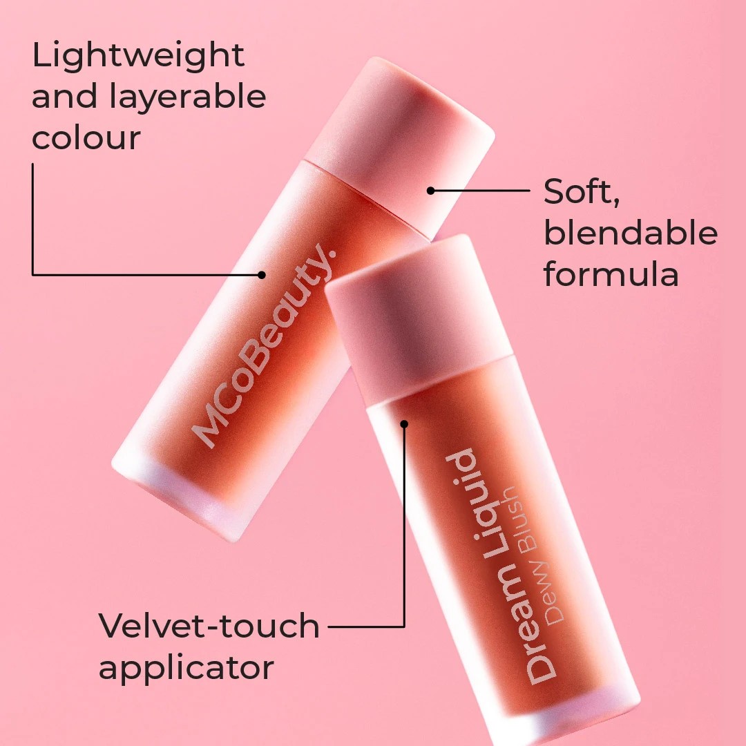7 MCoBeauty Dream Liquid Dewy Blush - Soft Peach, 7 of 9