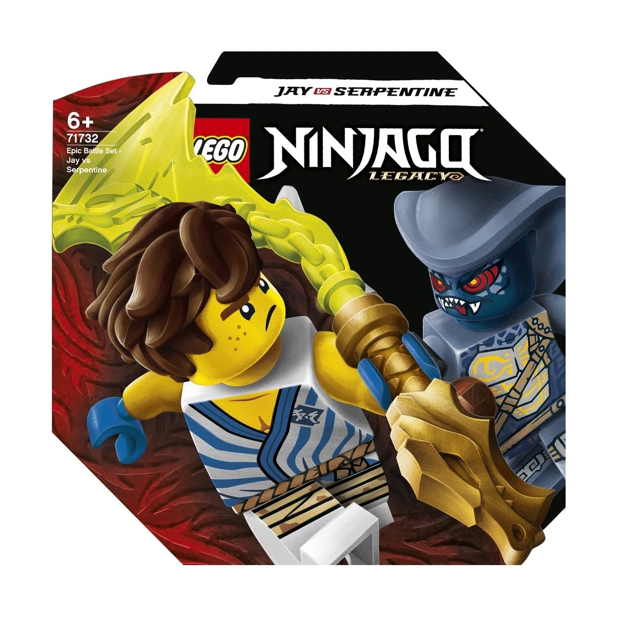 1 LEGO NINJAGO Epic Battle Set Jay vs. Serpentine 71732, 1 of 10