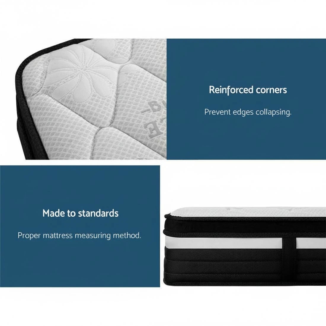 7 Giselle Bedding 28cm Mattress Super Firm King - Multi, 7 of 7