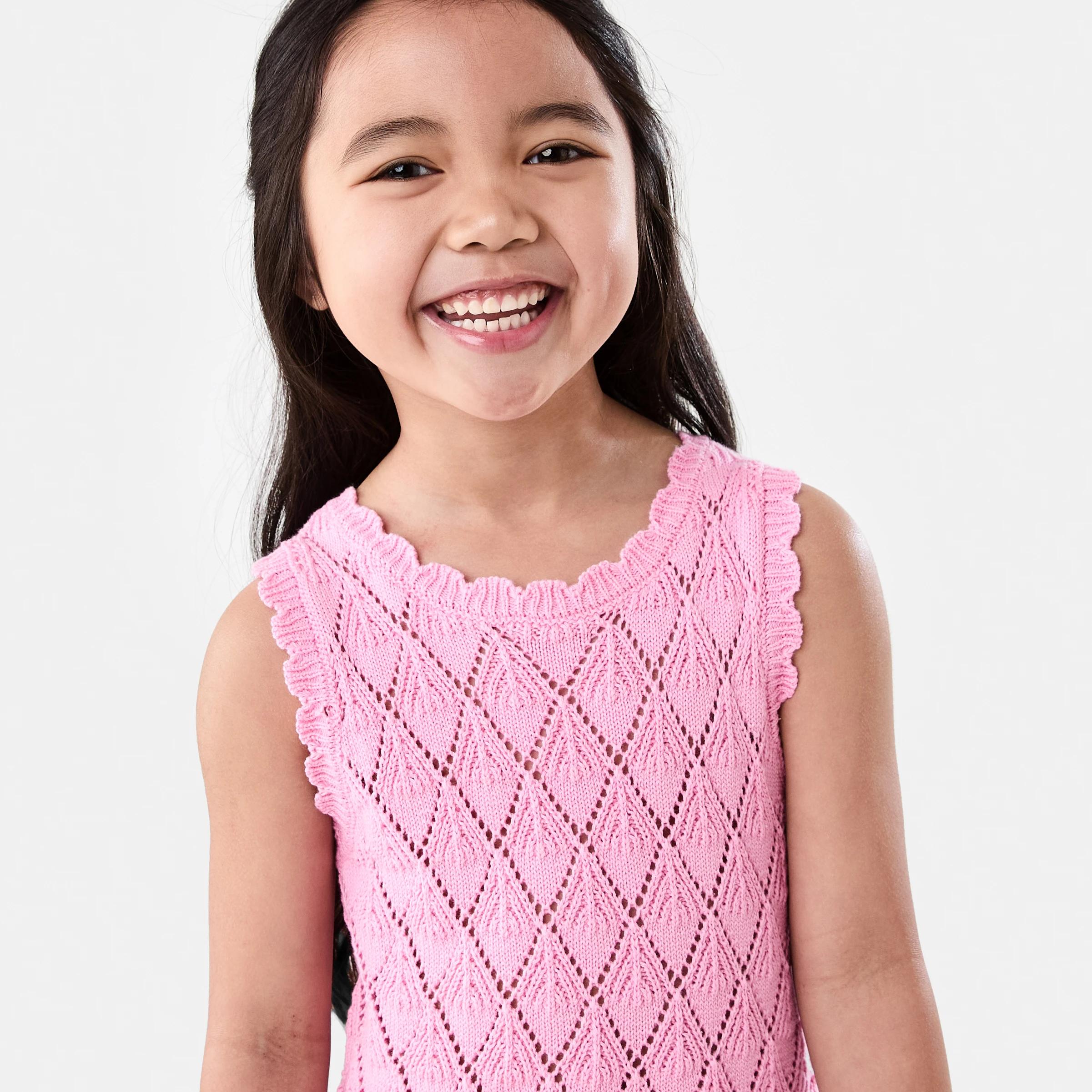 3 Knitted Dress BUBBLEGUM PINK, 3 of 7