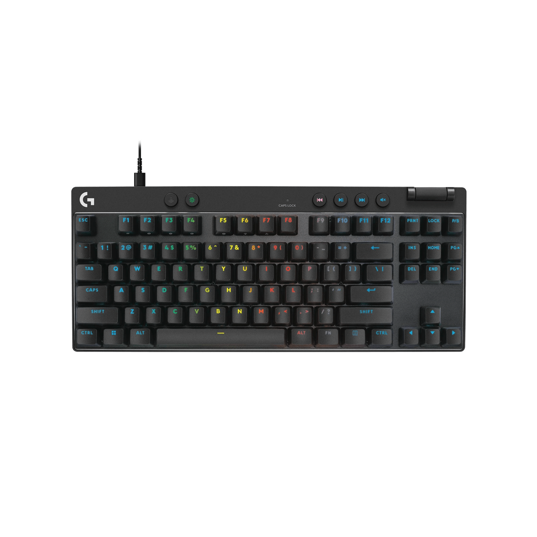 1 Logitech G PRO X TKL RAPID tenkeyless gaming keyboard with Magnetic Analog Switches - Black, 1 of 7
