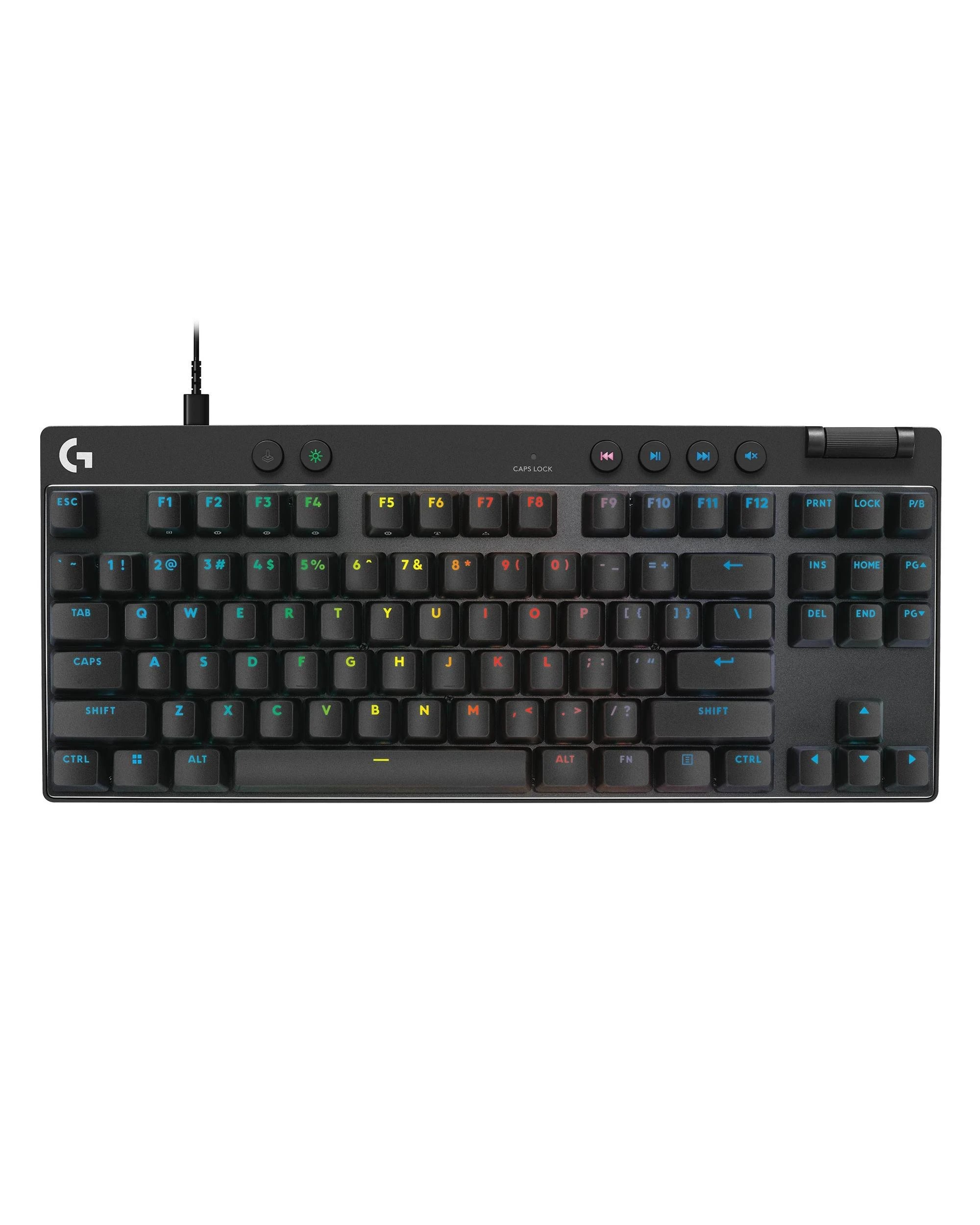 1 Logitech G PRO X TKL RAPID tenkeyless gaming keyboard with Magnetic Analog Switches - Black, 1 of 7