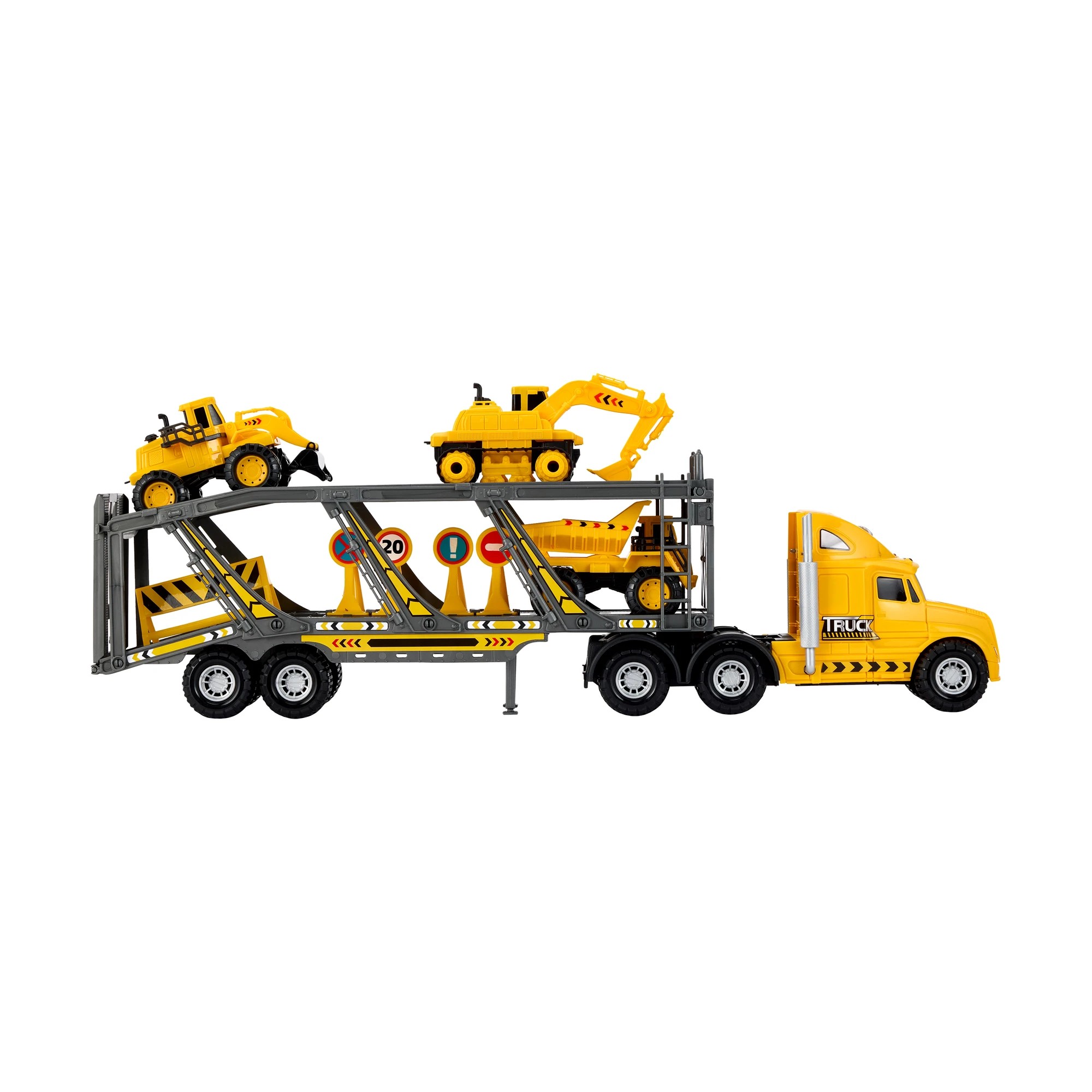 3 Lights and Sounds Construction Hauler Playset, 3 of 9