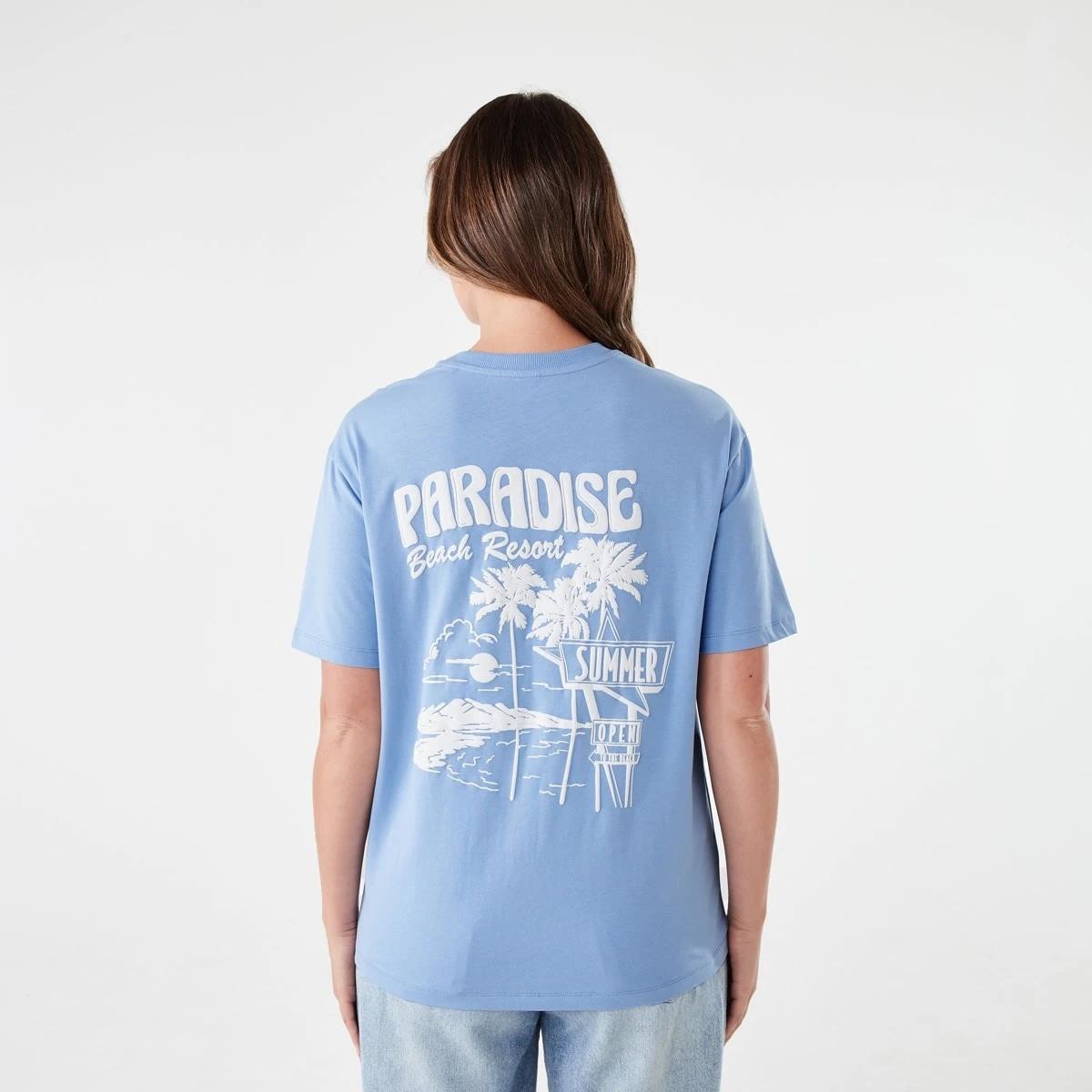3 Short Sleeve Oversized Boyfriend T-shirt Paradise, 3 of 6