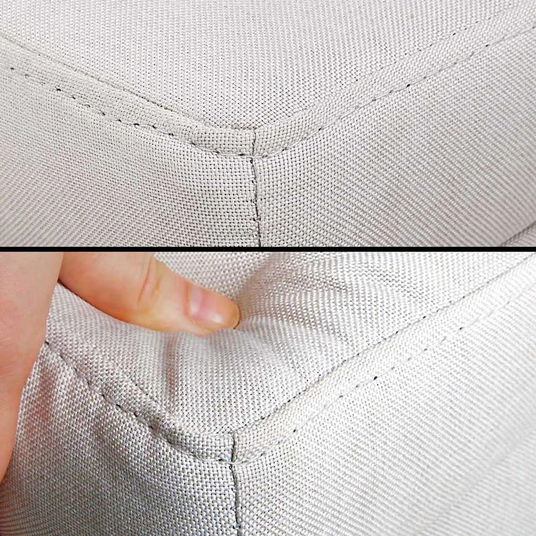 8 Artiss Storage Ottoman Blanket Box 97cm Linen - Beige, 8 of 8