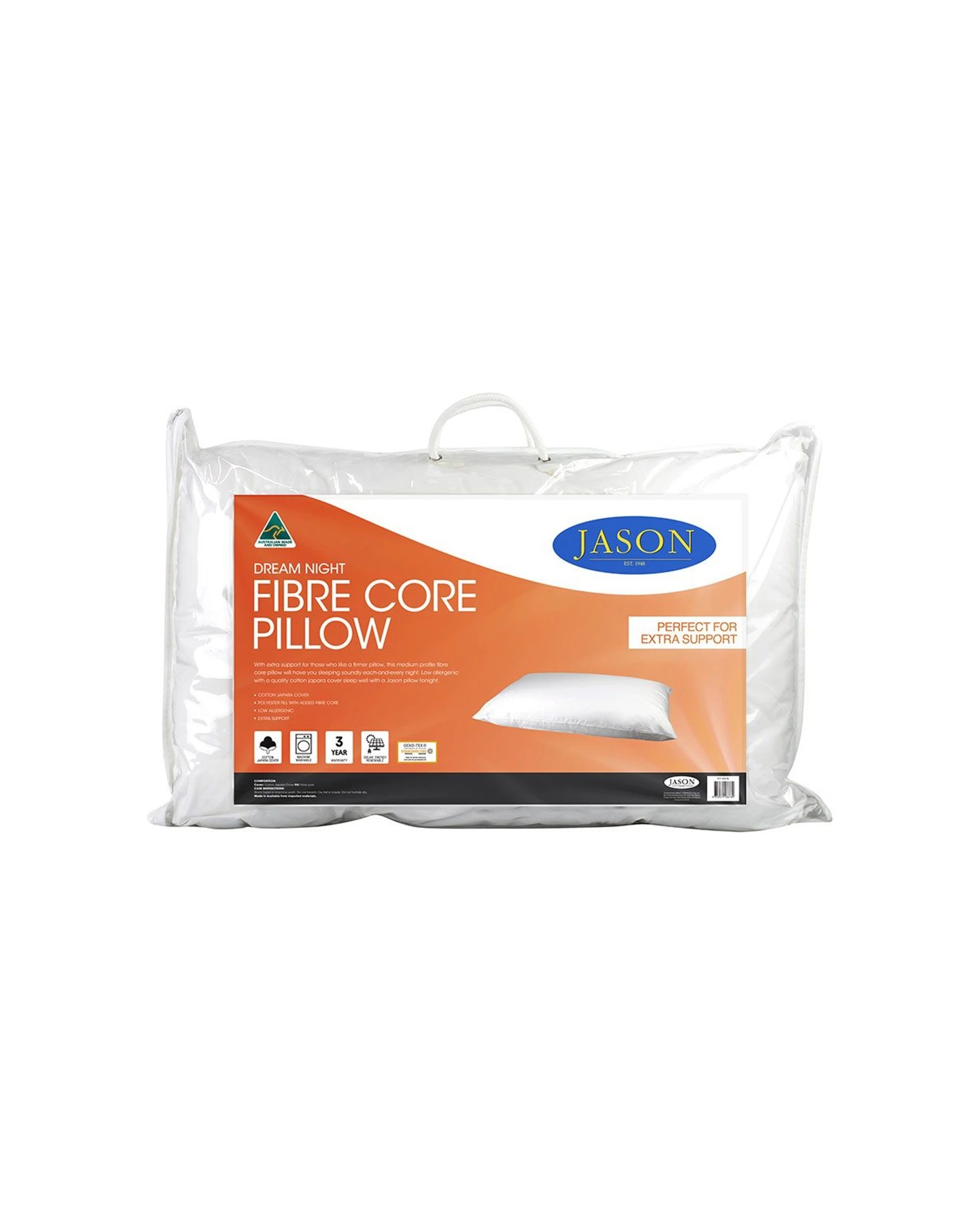 1 Jason Dream Night Fibre Core Pillow - White, 1 of 3