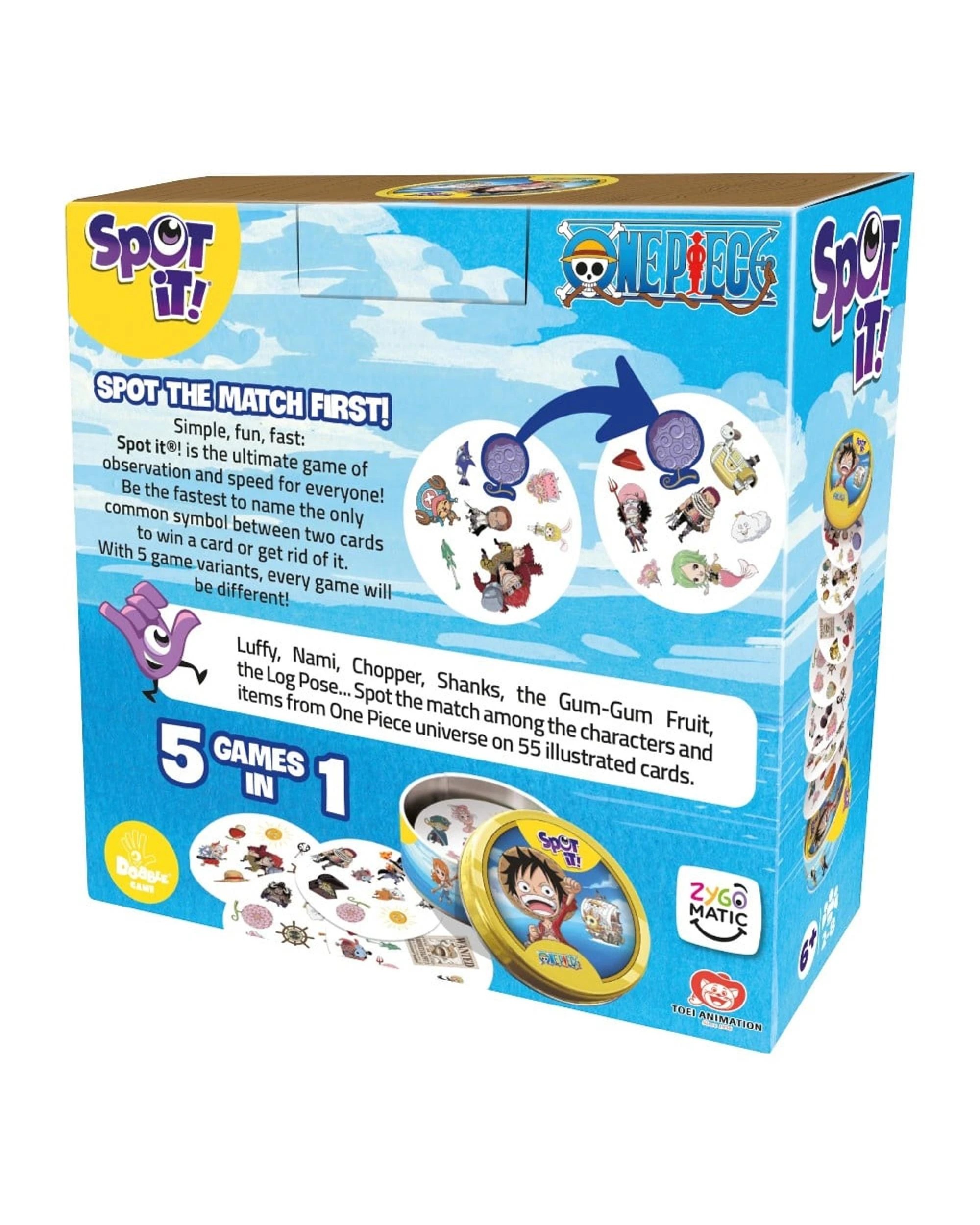 5 Spot It! One Piece Card Game, 5 of 7