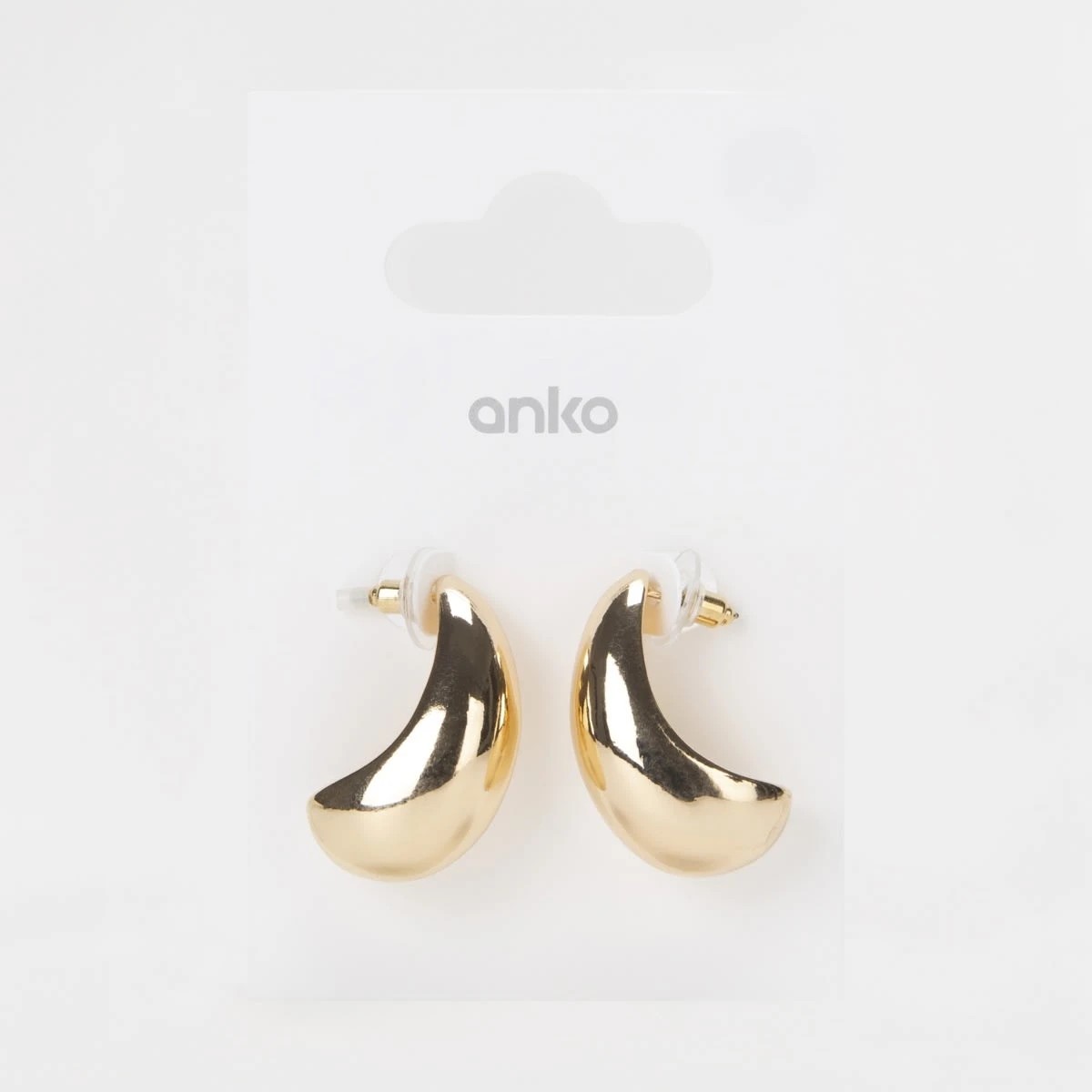 5 Statement Teardrop Earrings - Gold Tone, 5 of 5