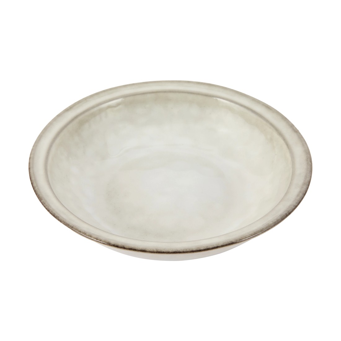 1 Grey Rim Large Bowl, 1 of 4