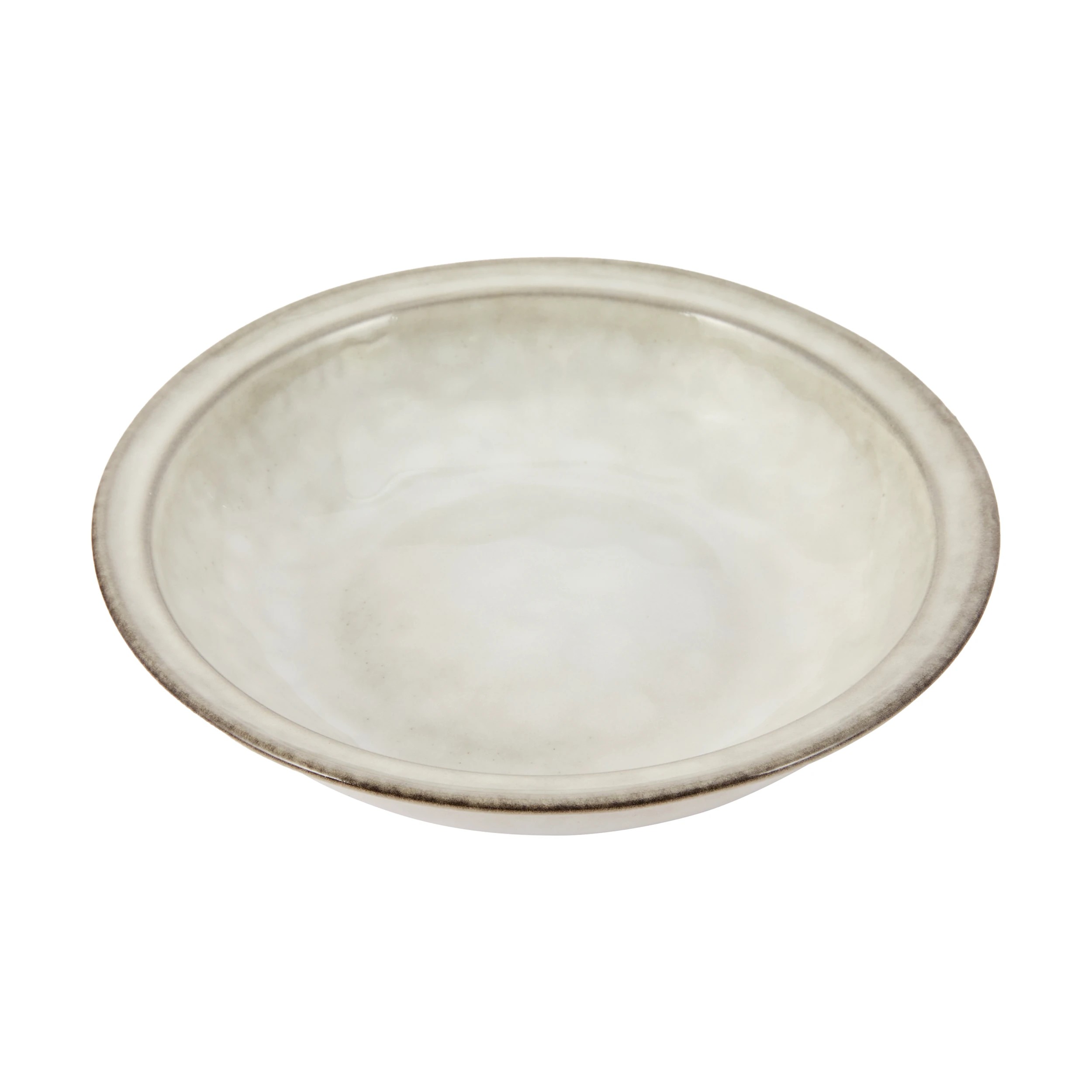 1 Grey Rim Large Bowl, 1 of 5