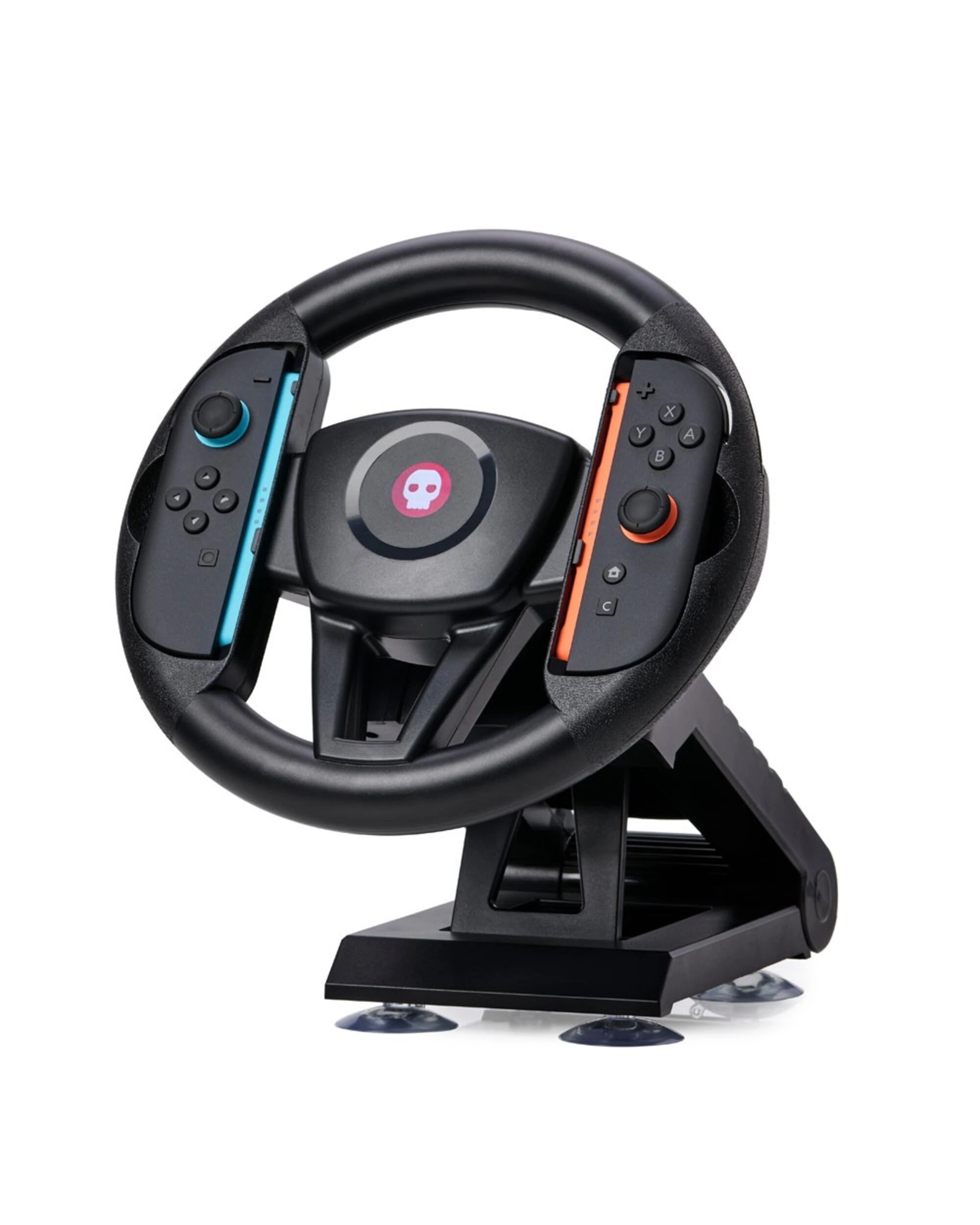 3 Numskull Nintendo Switch 2 Joy-Con Steering Wheel Table Attachment - Black, 3 of 5