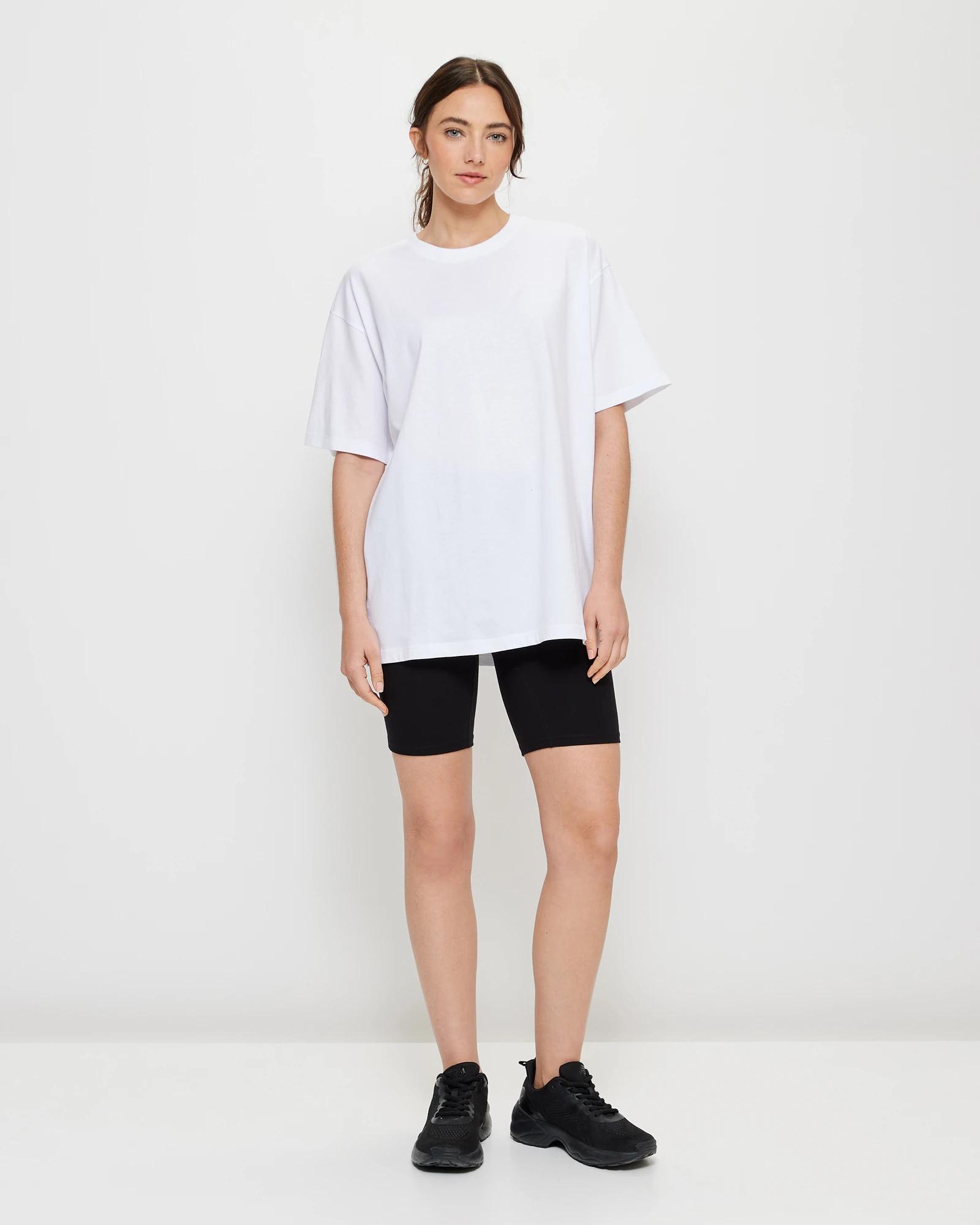 2 Target Active Oversized Jersey T-shirt WHITE, 2 of 6