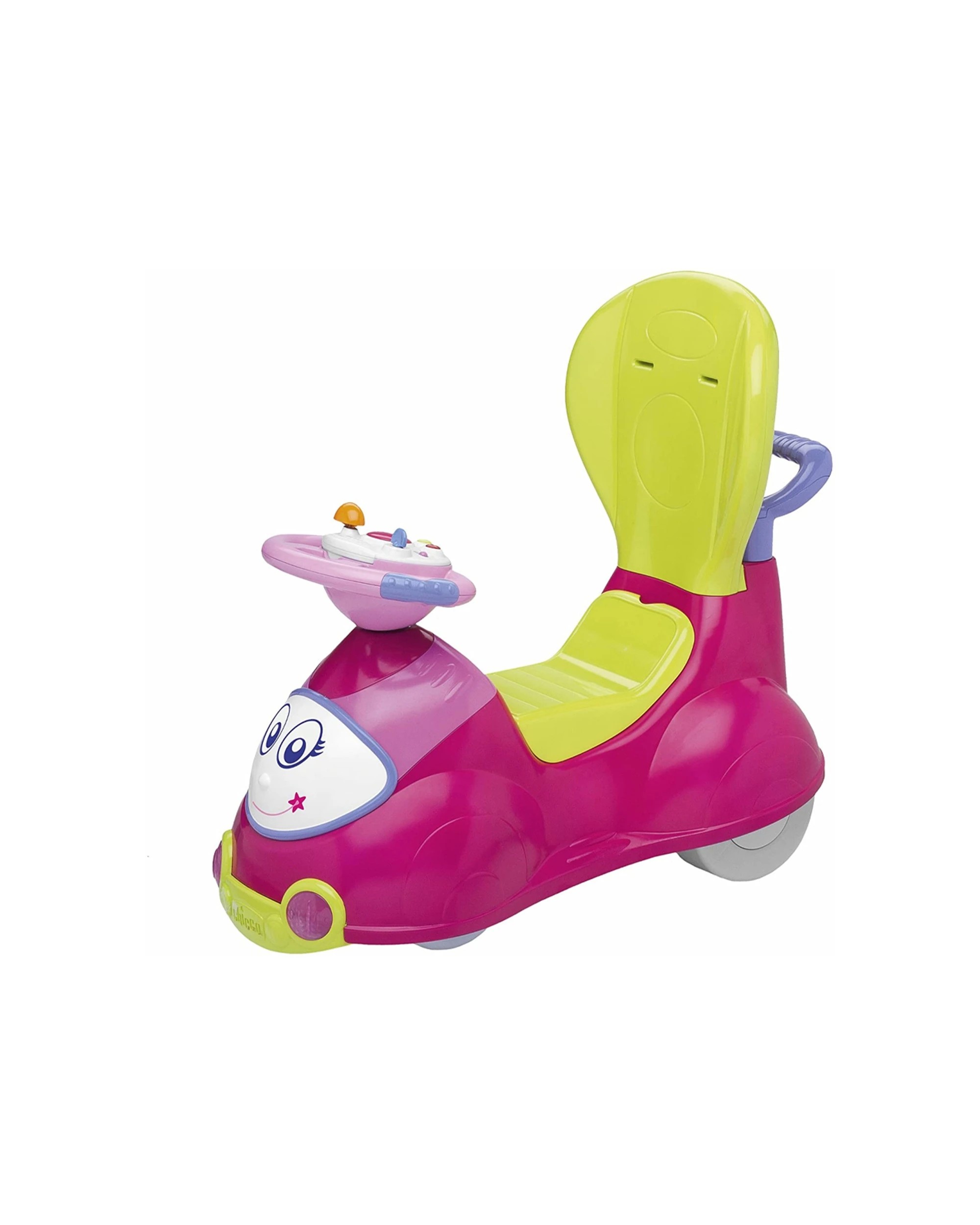 1 Chicco Toy Quattro 4 In 1 Ride On 9-36 Months With Sounds And Melodies - Pink, 1 of 2
