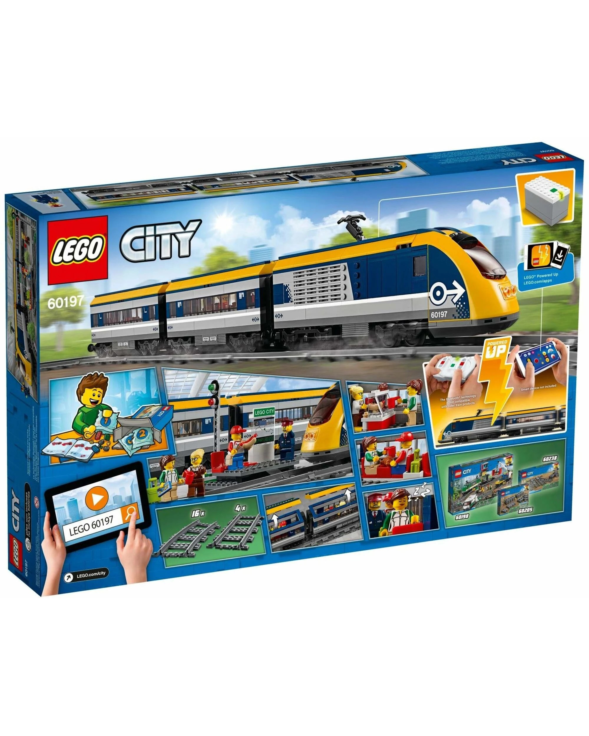 2 LEGO City Passenger Train 60197 Building Kit 677 Pieces, 2 of 2