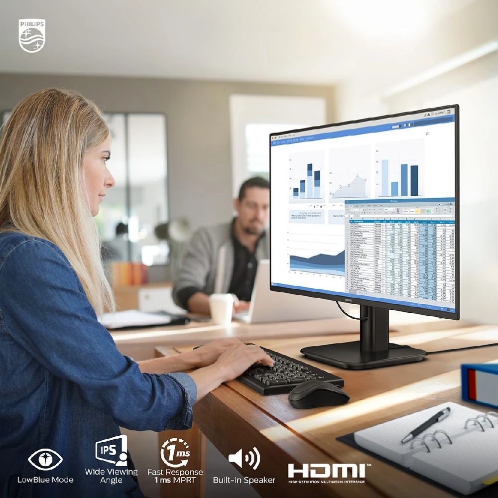 2 Philips 24" FHD 100Hz 1ms IPS Monitor 24E1N1100A, 2 of 7