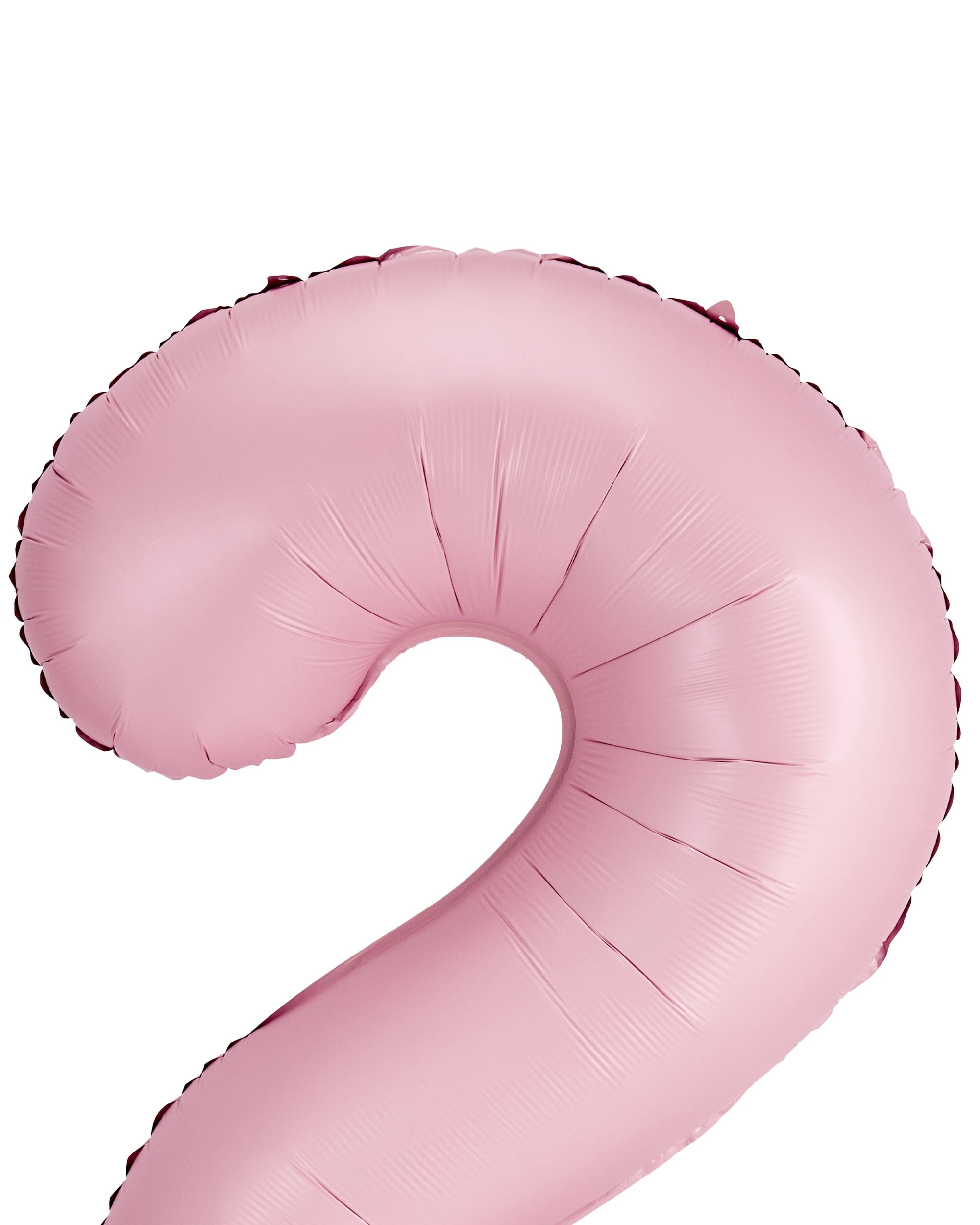 2 Giant Matte Pink Number 2 Foil Balloon, 2 of 5