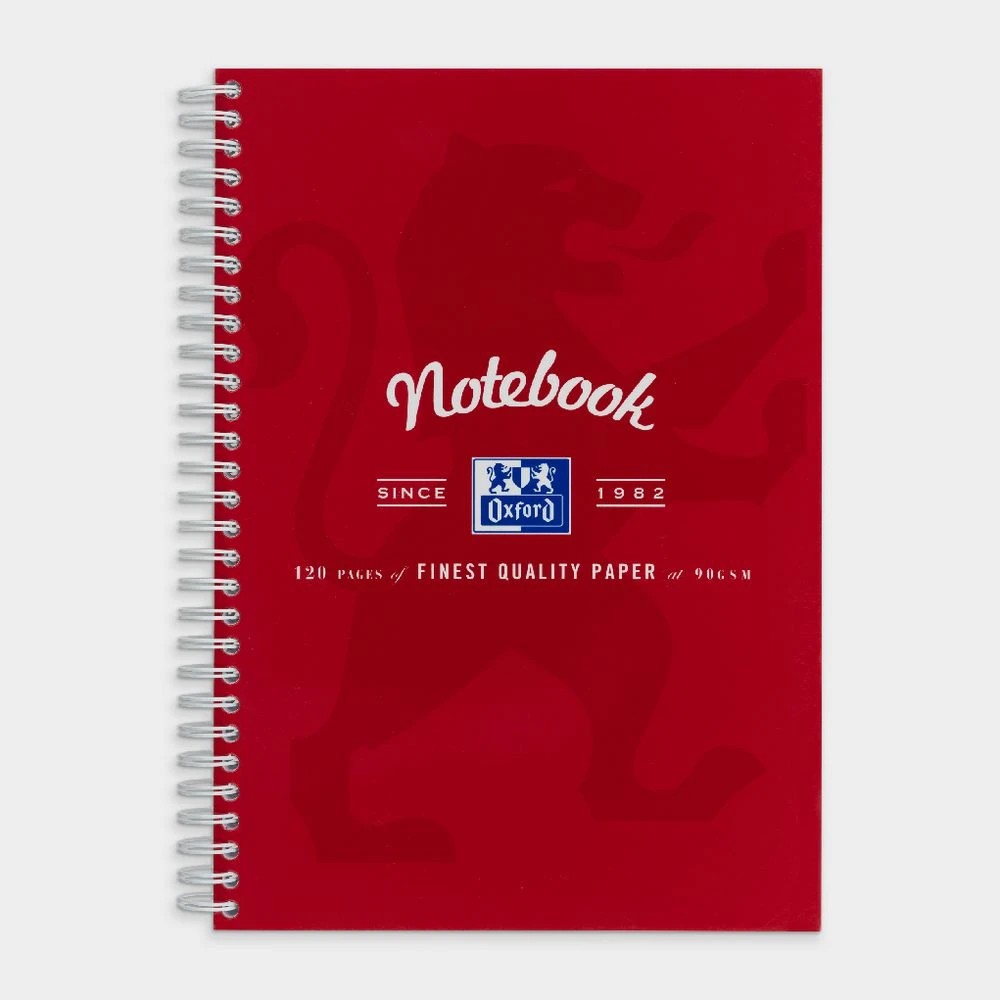 4 Oxford B5 Notebook 120 Pages with Scribzee App Red, 4 of 5