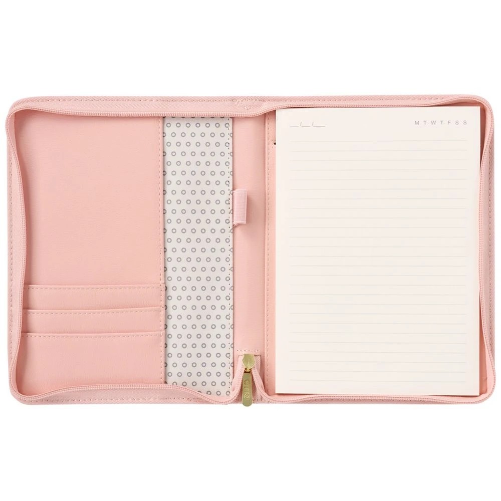 2 Otto A5 Zipper Compendium Pink, 2 of 3