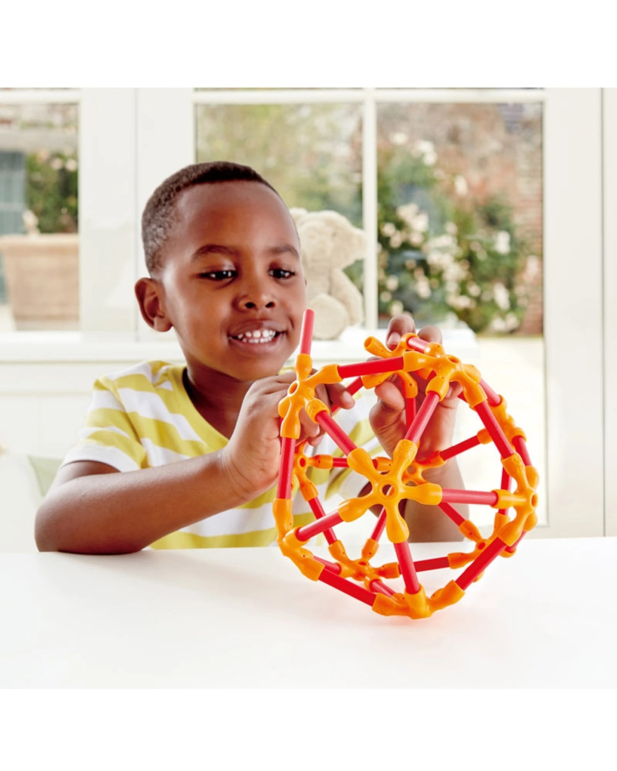 5 Hape Creative Construction Kit Flexistix Bamboo Starter Set - Natural, 5 of 5