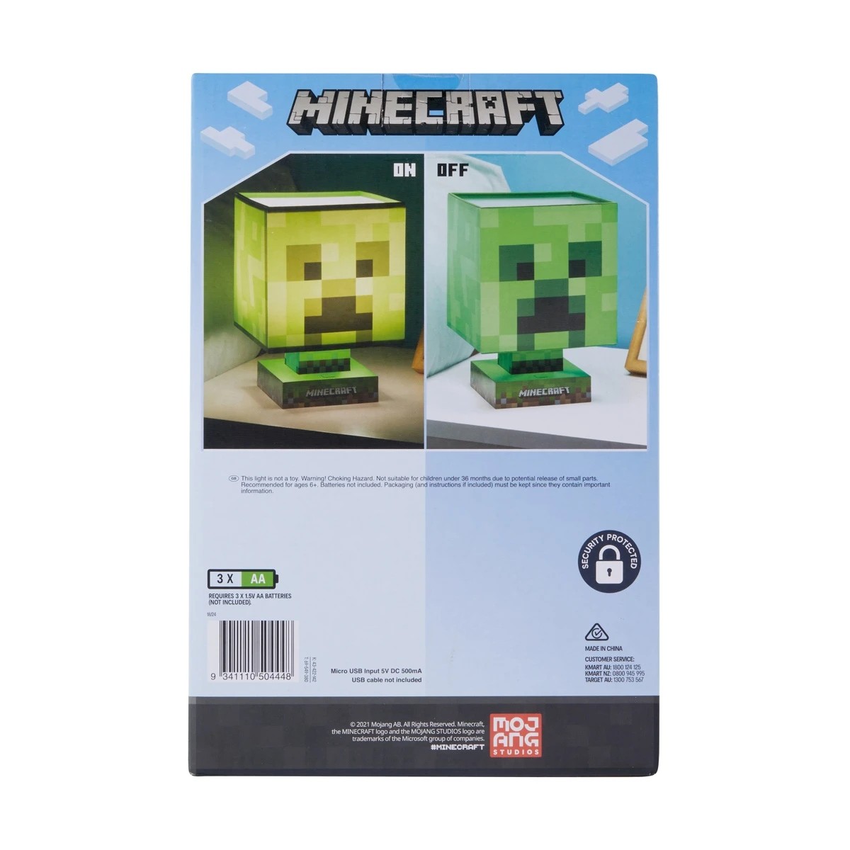 9 Minecraft Creeper Icon Lamp, 9 of 9