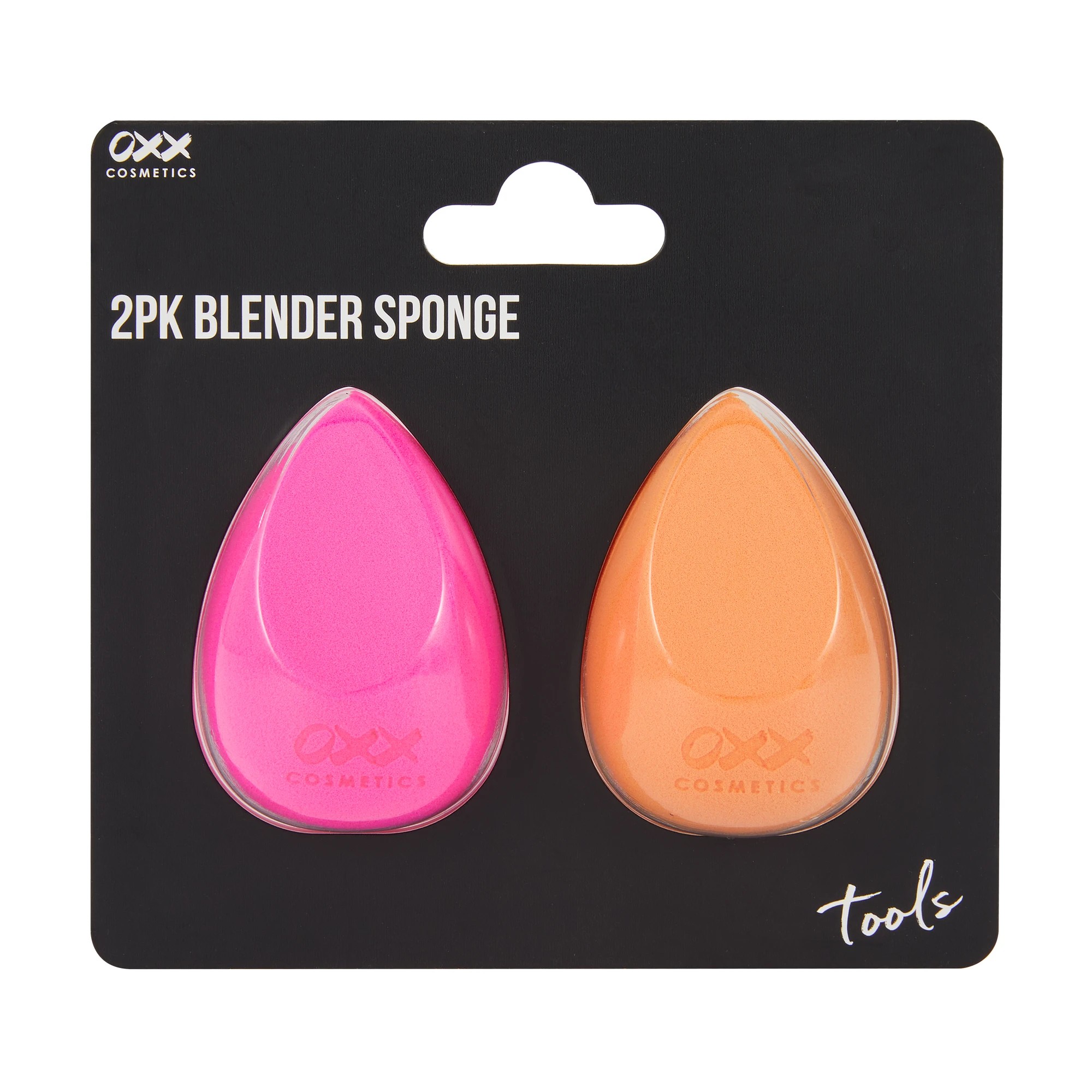 1 OXX Cosmetics 2 Pack Blender Sponge - Pink and Orange, 1 of 6