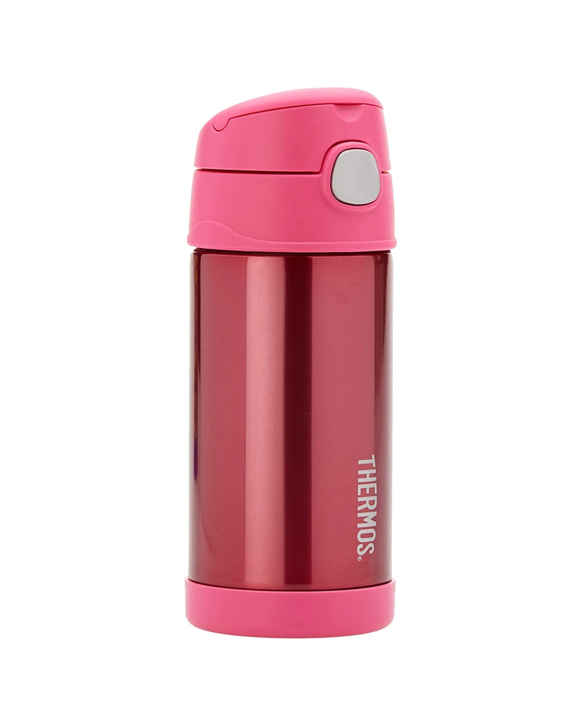 1 Thermos Funtainer 355ml Vacuum Insulated Stainless Steel Drink Bottle Pink - Pink, 1 of 3