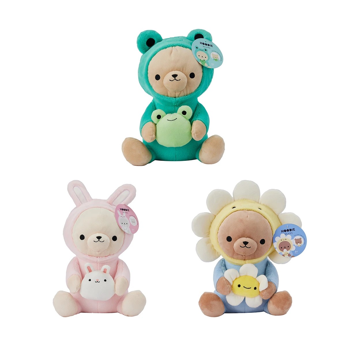 9 Hoodie Bear Plush Toy - Assorted, 9 of 9