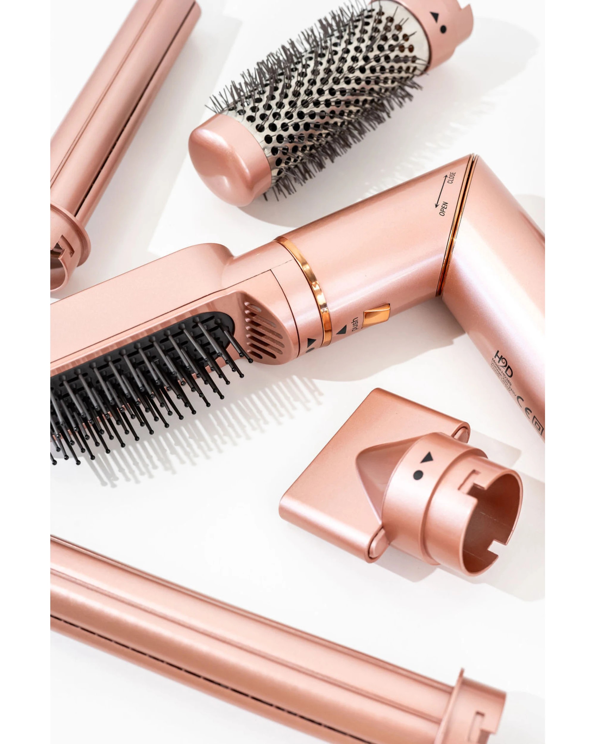 4 H2D 6-in-1 Ultra Styler Hair Styling Tool in Rose Gold, 4 of 10