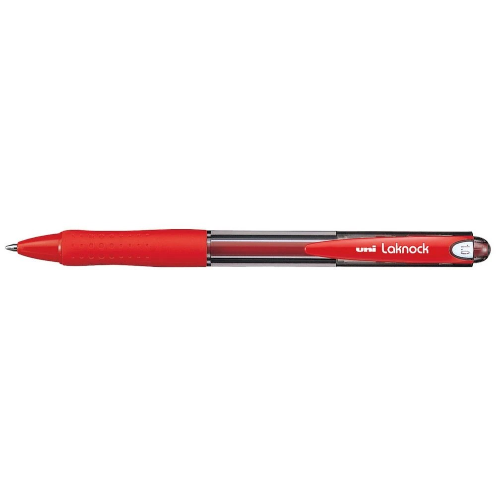 1 Uni Laknock Ballpoint Pen 1.0mm Red, 1 of 1