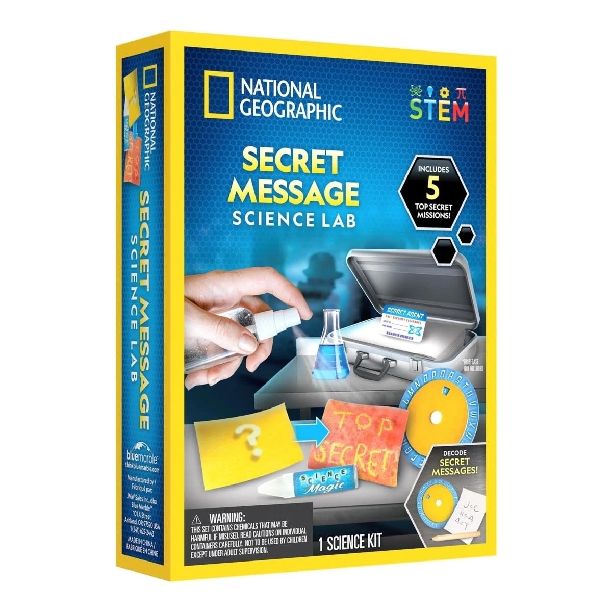 1 National Geographic Secret Message Science Lab Science Kit, 1 of 3