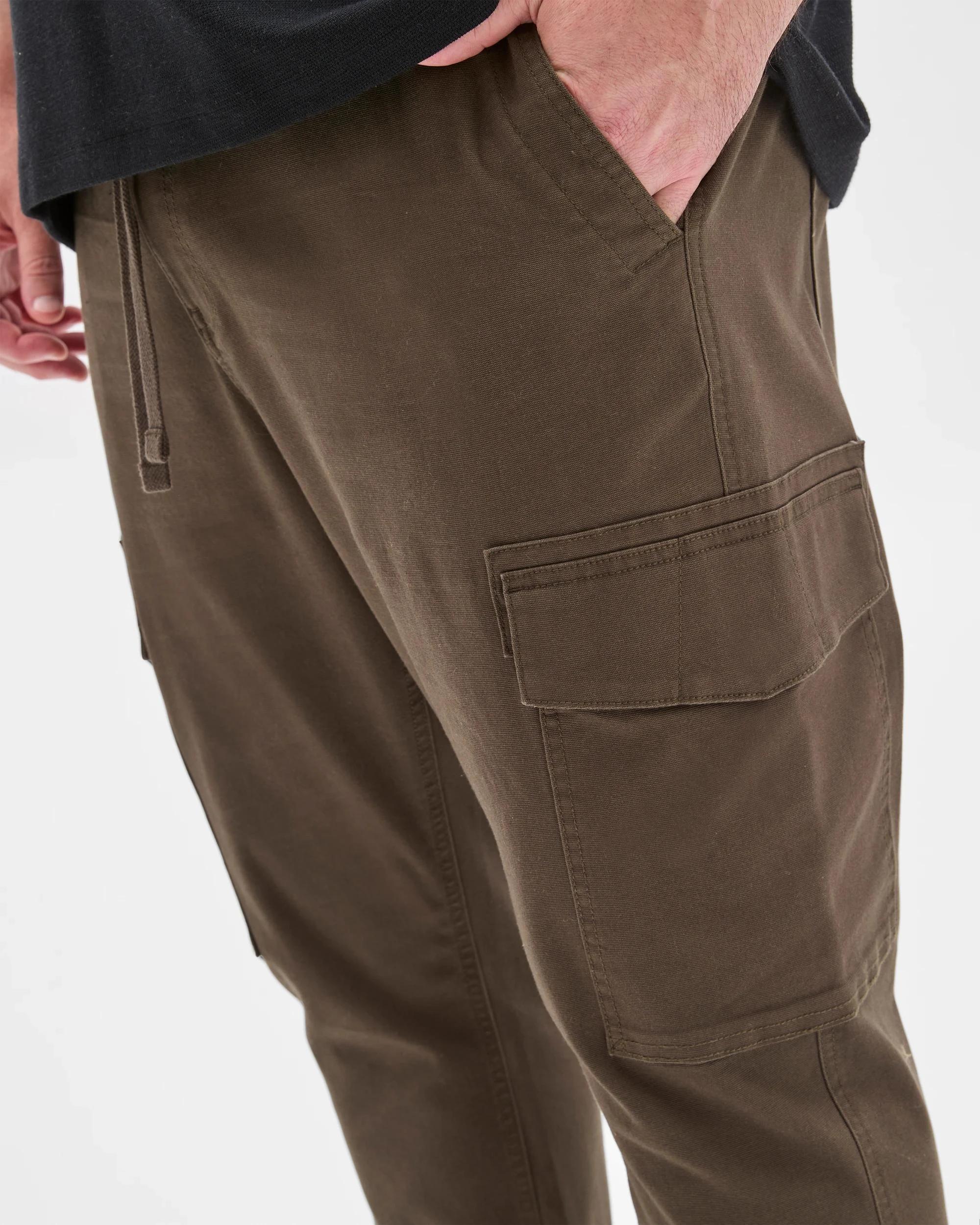 5 Target Man Plus Plus Size Australian Cotton Cargo Pants DARK OLIVE, 5 of 6