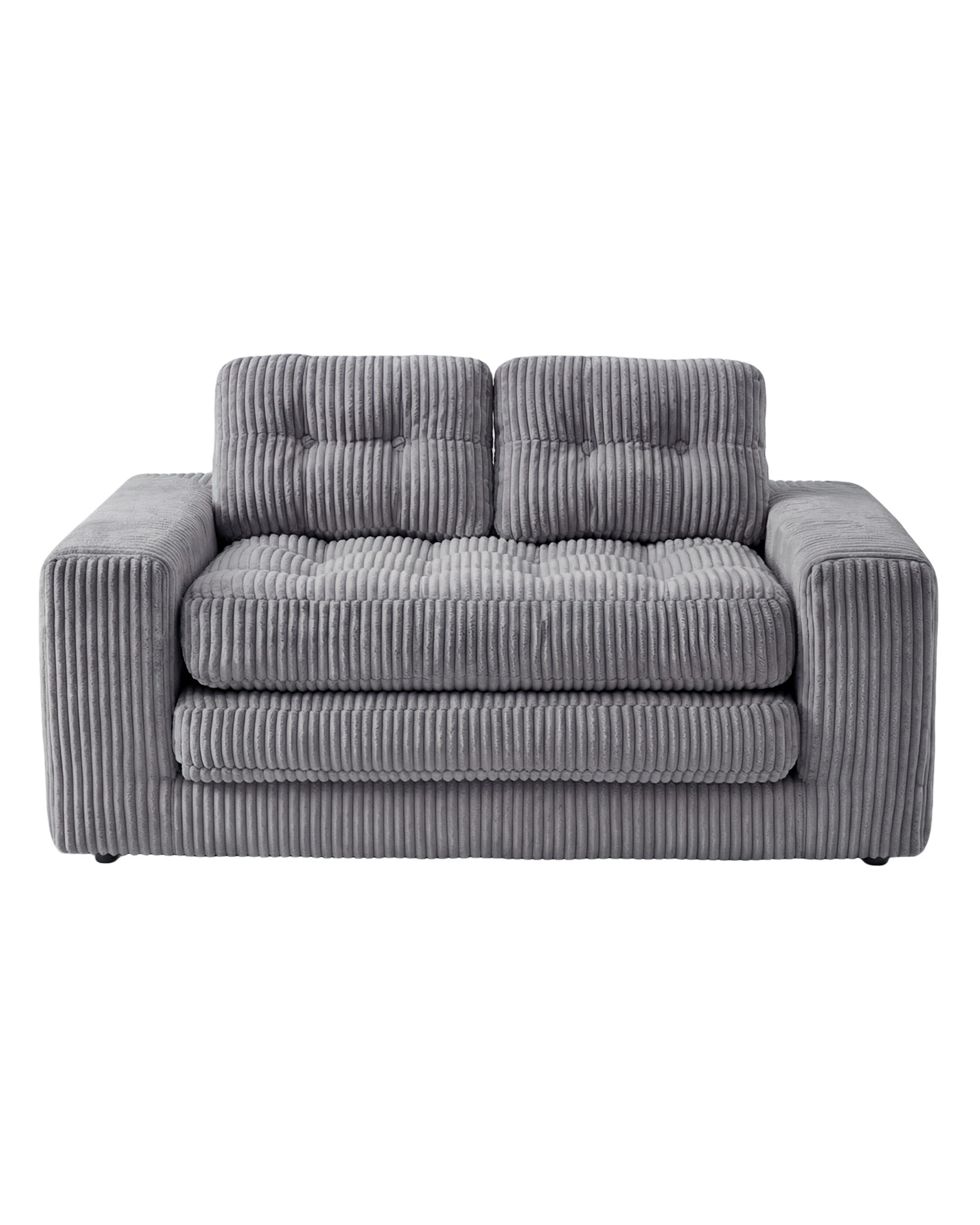 6 Advwin Folding Sofa Bed 2 in 1 Convertible Floor Loveseat Sofa Fold Out Corduroy Sleeper Couch with 2 Pillows, 6 of 10