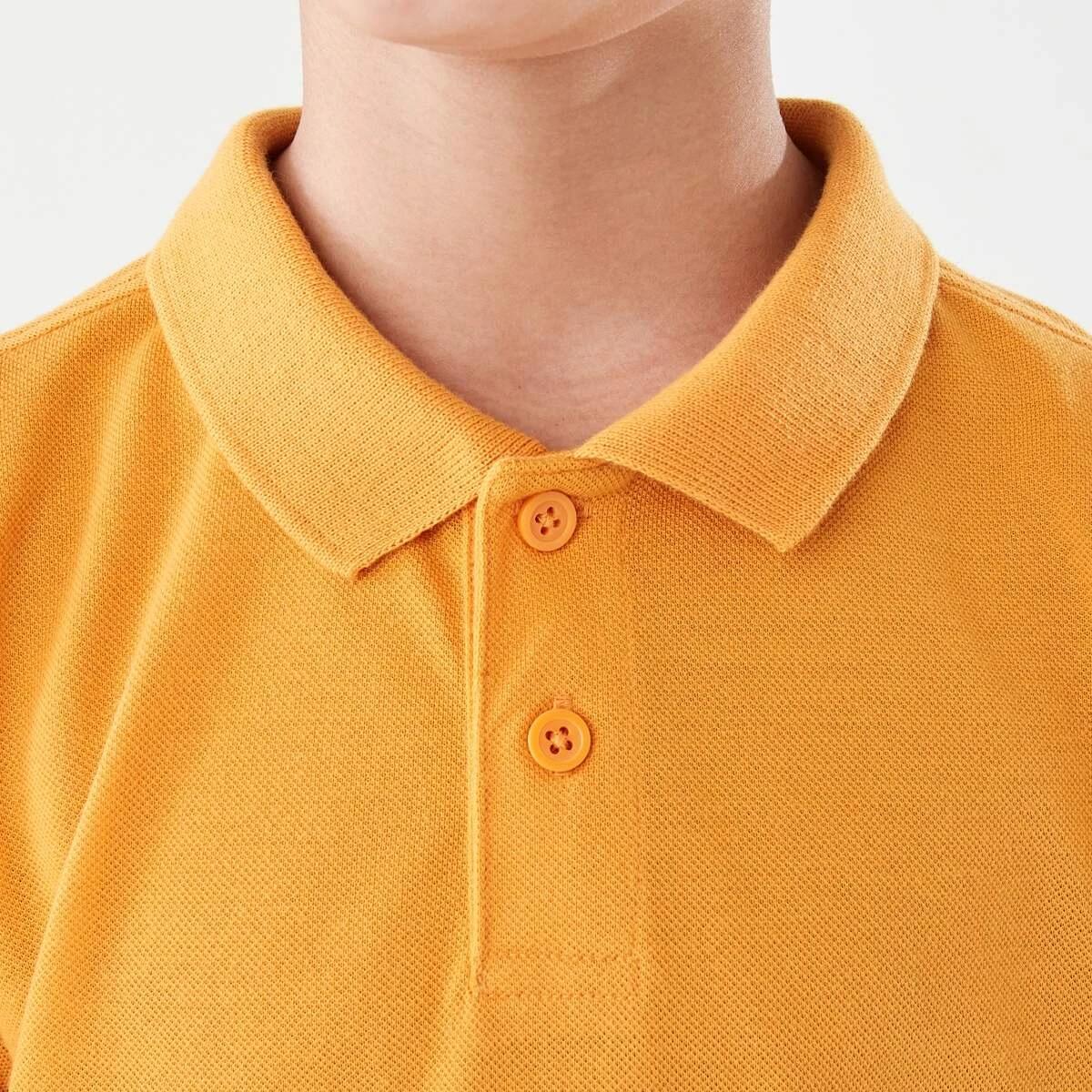 4 School Polo T-shirt Gold, 4 of 8