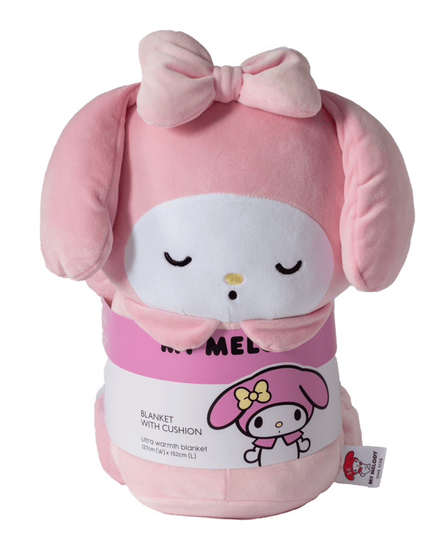 Hello Kitty Melody Blanket with Cushion - 