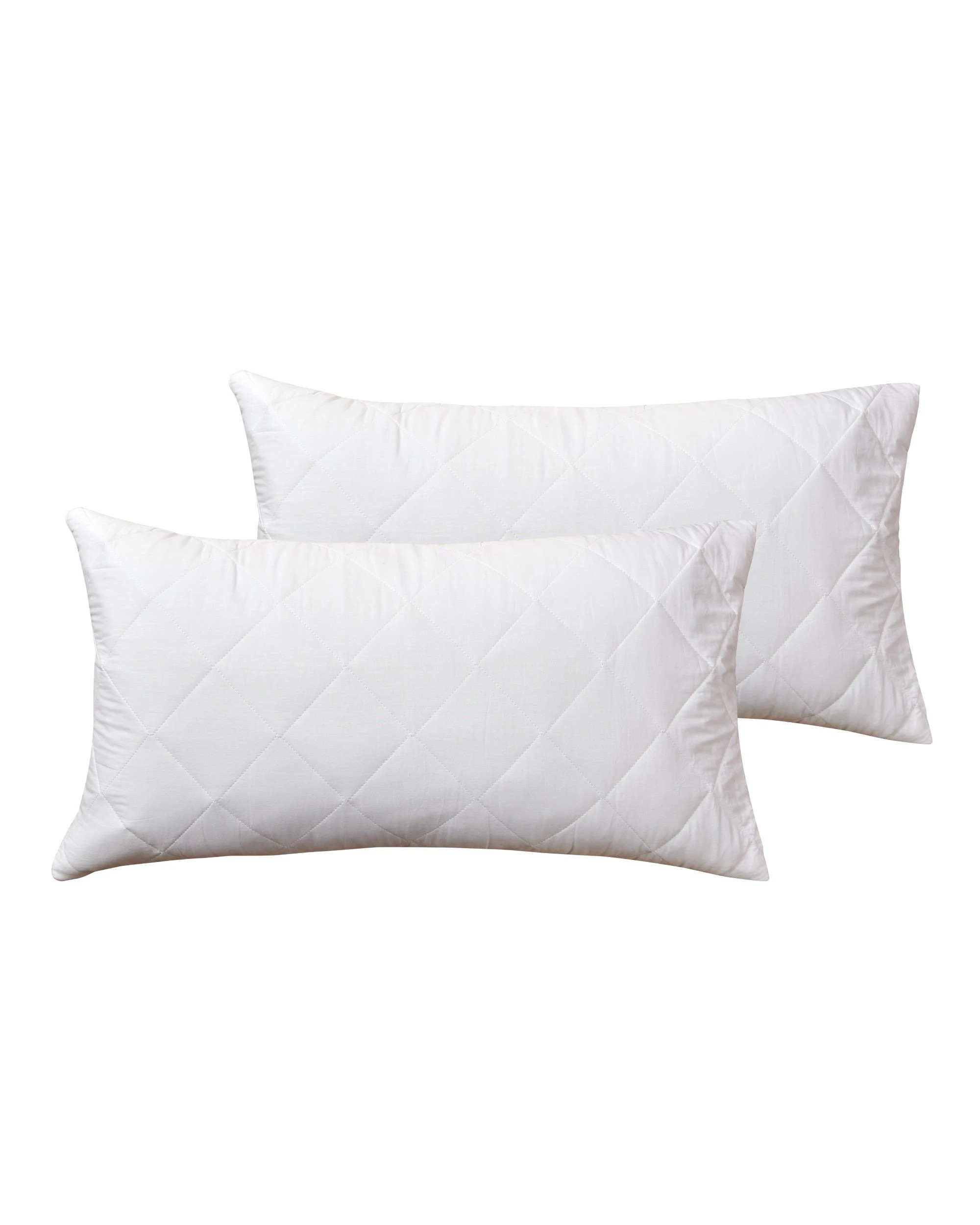 4 Dreamaker Cotton Cover Down Alternative King Pillow Twin Pack - White, 4 of 4