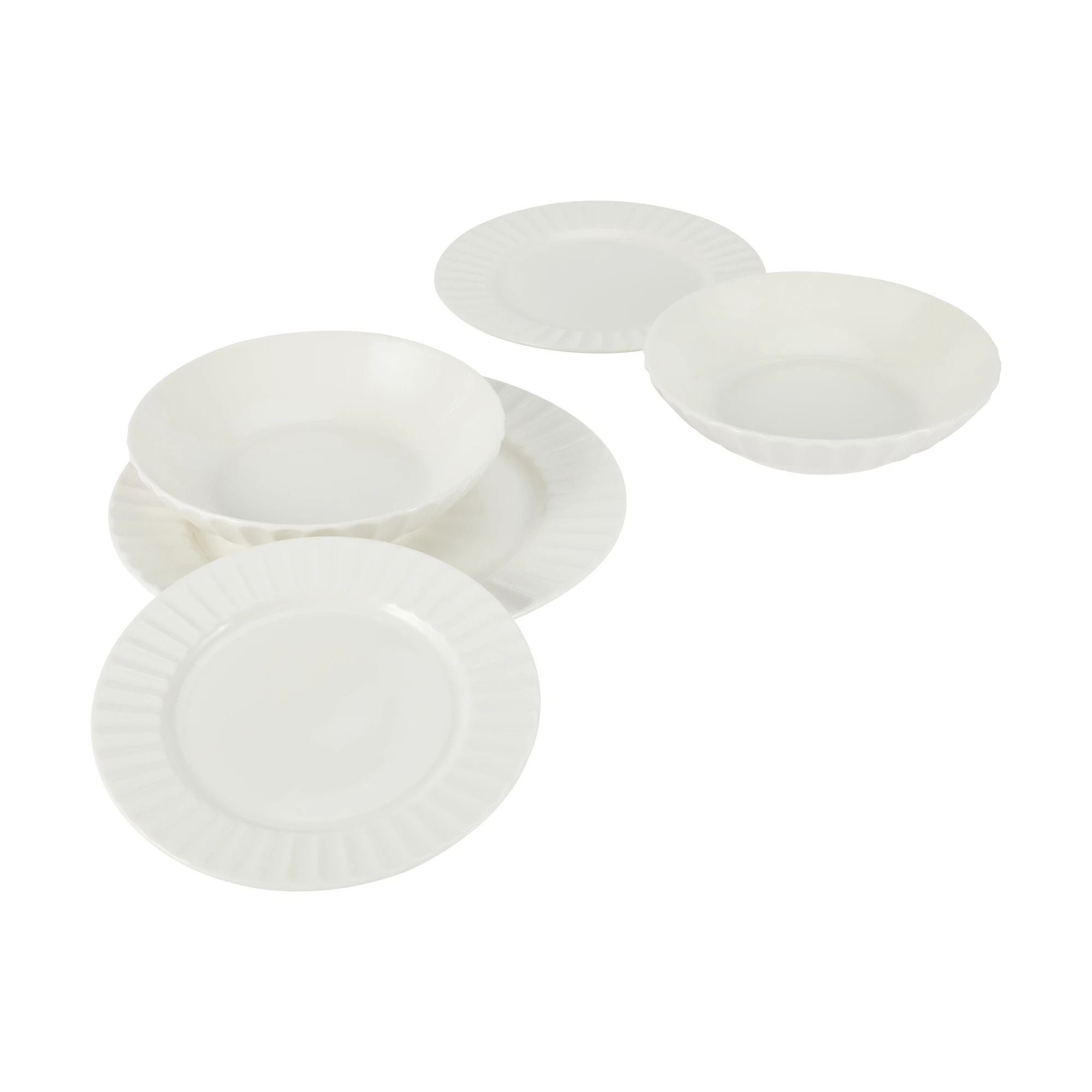3 Rim Embossed 12 Piece Dinner Set, 3 of 7