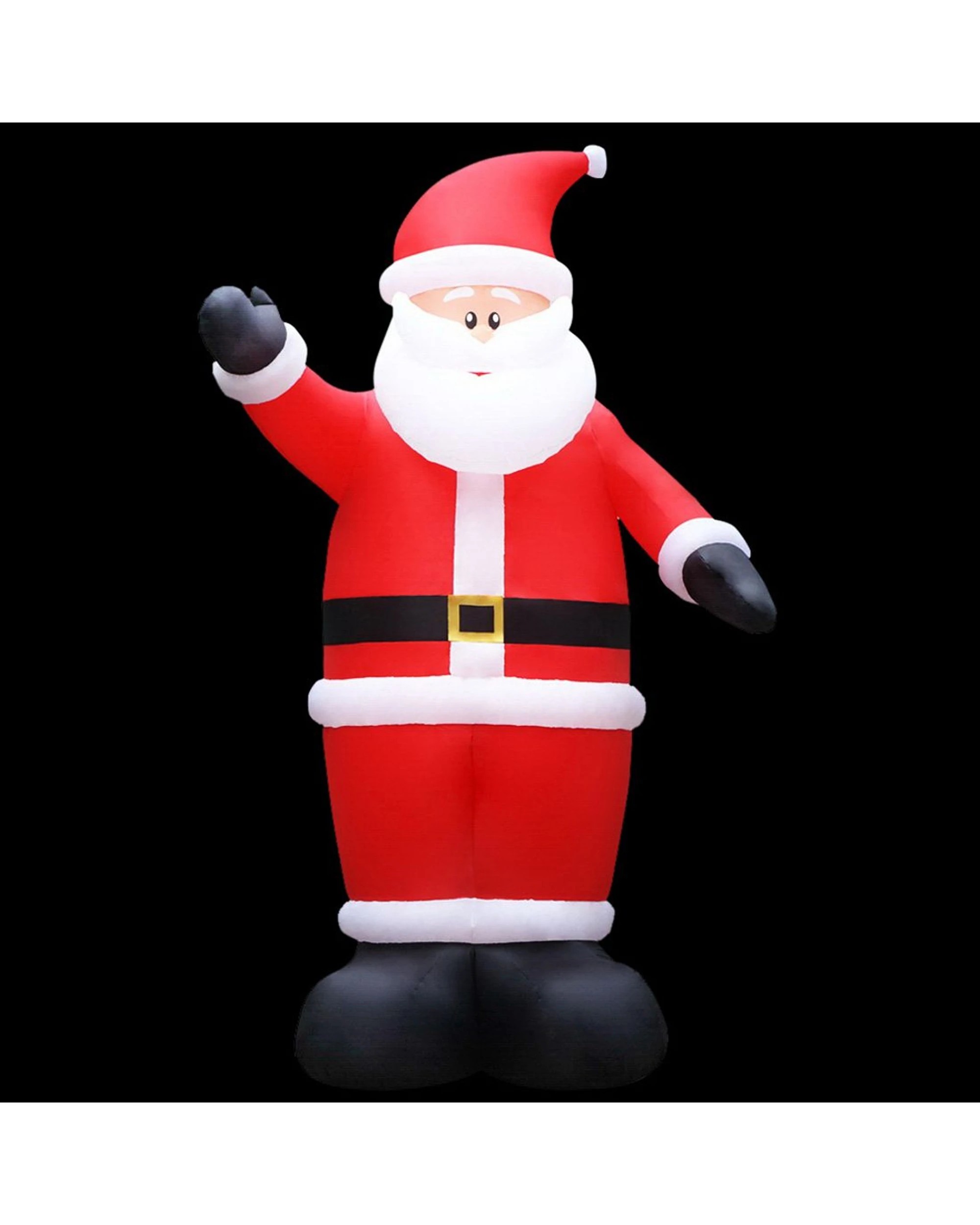 2 Jingle Jollys Christmas Inflatable Santa 5M Illuminated Decorations - Multi, 2 of 6
