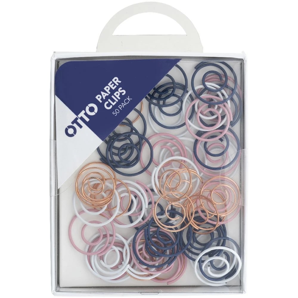 2 Otto Swirl Paper Clips Assorted 50 Pack, 2 of 2