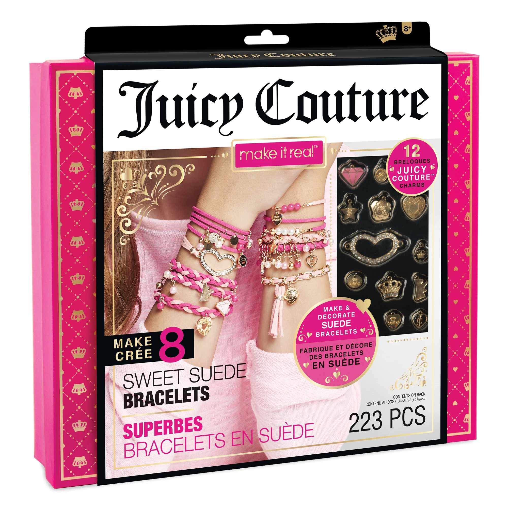1 223 Piece Make It Real: Sweet Suede Bracelets Kit, 1 of 6