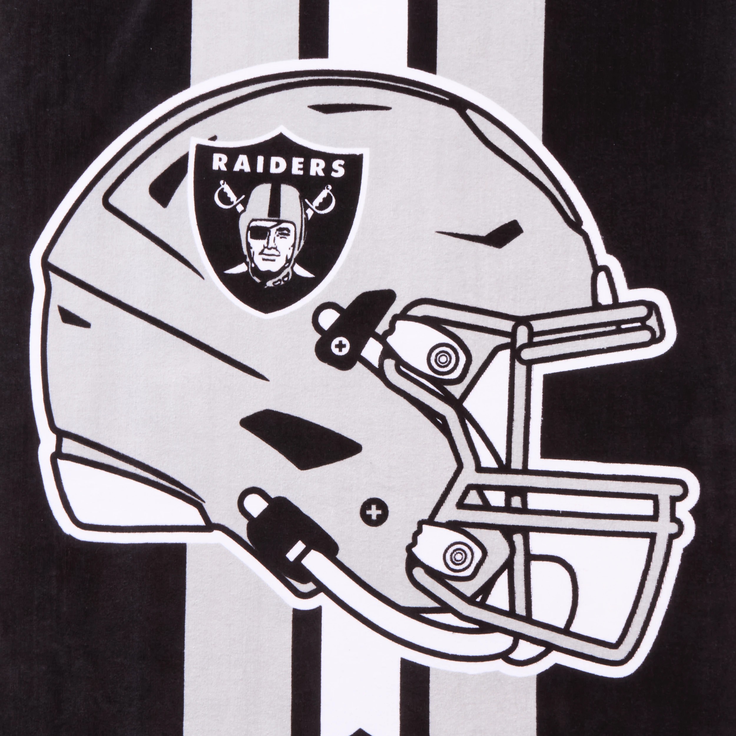 2 Las Vegas Raiders Cotton Beach Towel, 2 of 4