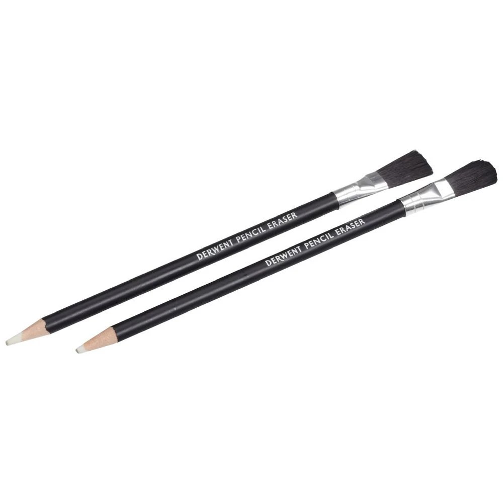 1 Derwent Eraser Pencil and Brush Set 2 Pack, 1 of 8