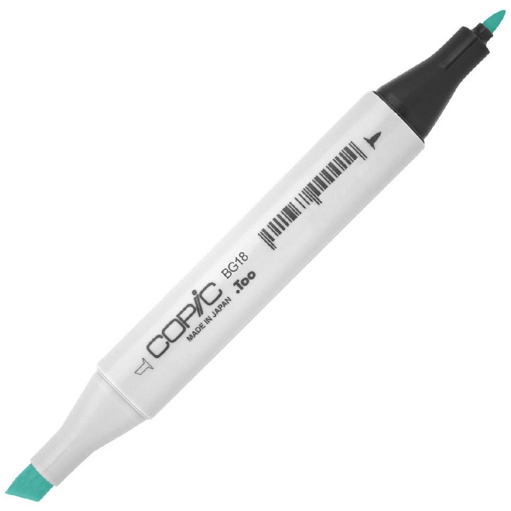 1 Copic Classic Original Dual Nib Marker BG18 Teal Blue, 1 of 3