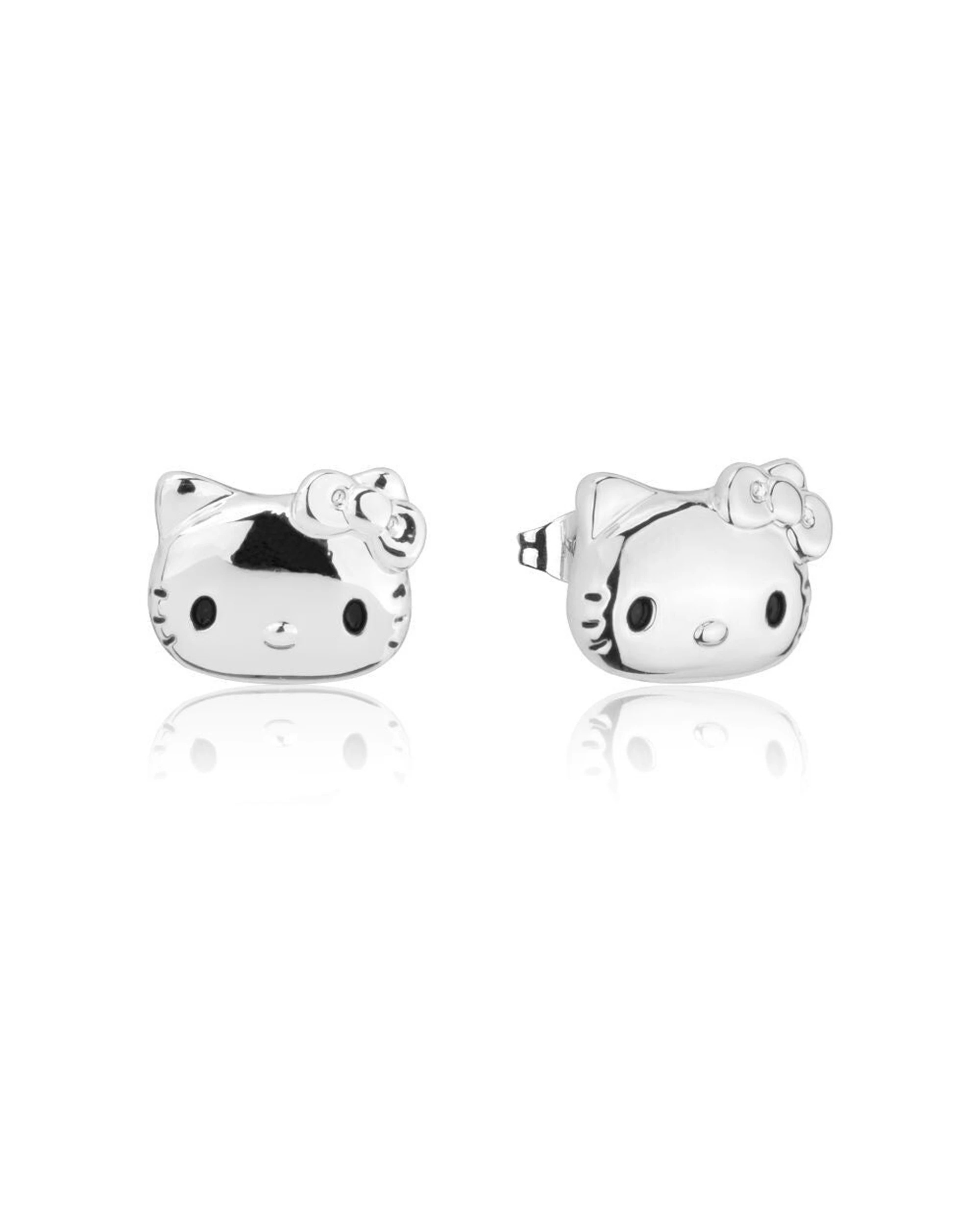 1 Couture Kingdom Sanrio Hello Kitty Stud Earrings - Silver, 1 of 2