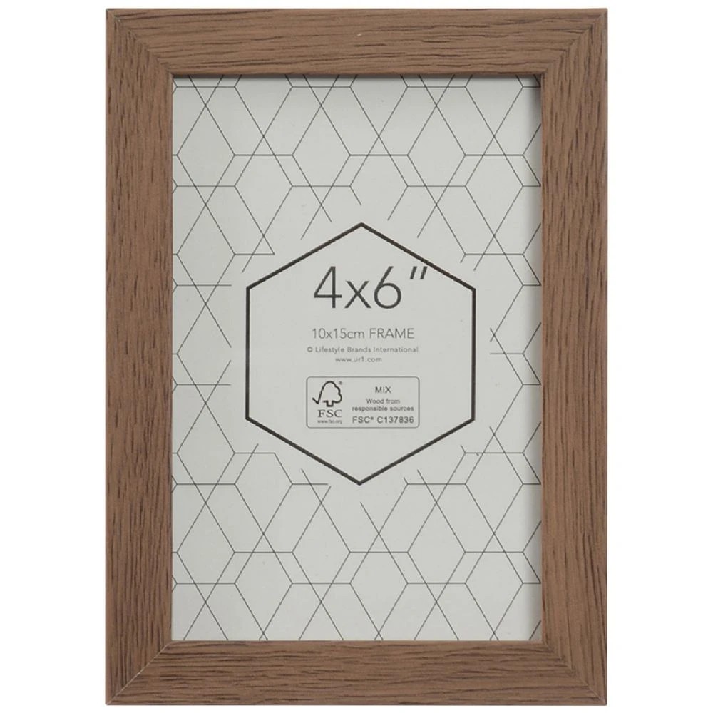 1 Promenade 6x4" Frame Brown, 1 of 6