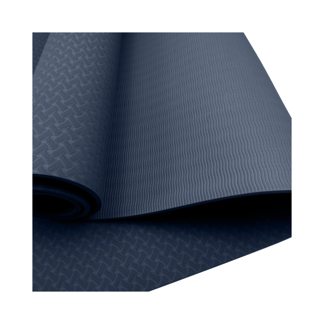 5 Powertrain TPE Pilates Exercise Yoga Mat Workout 6mm Home Gym 183cm - Blue, 5 of 7