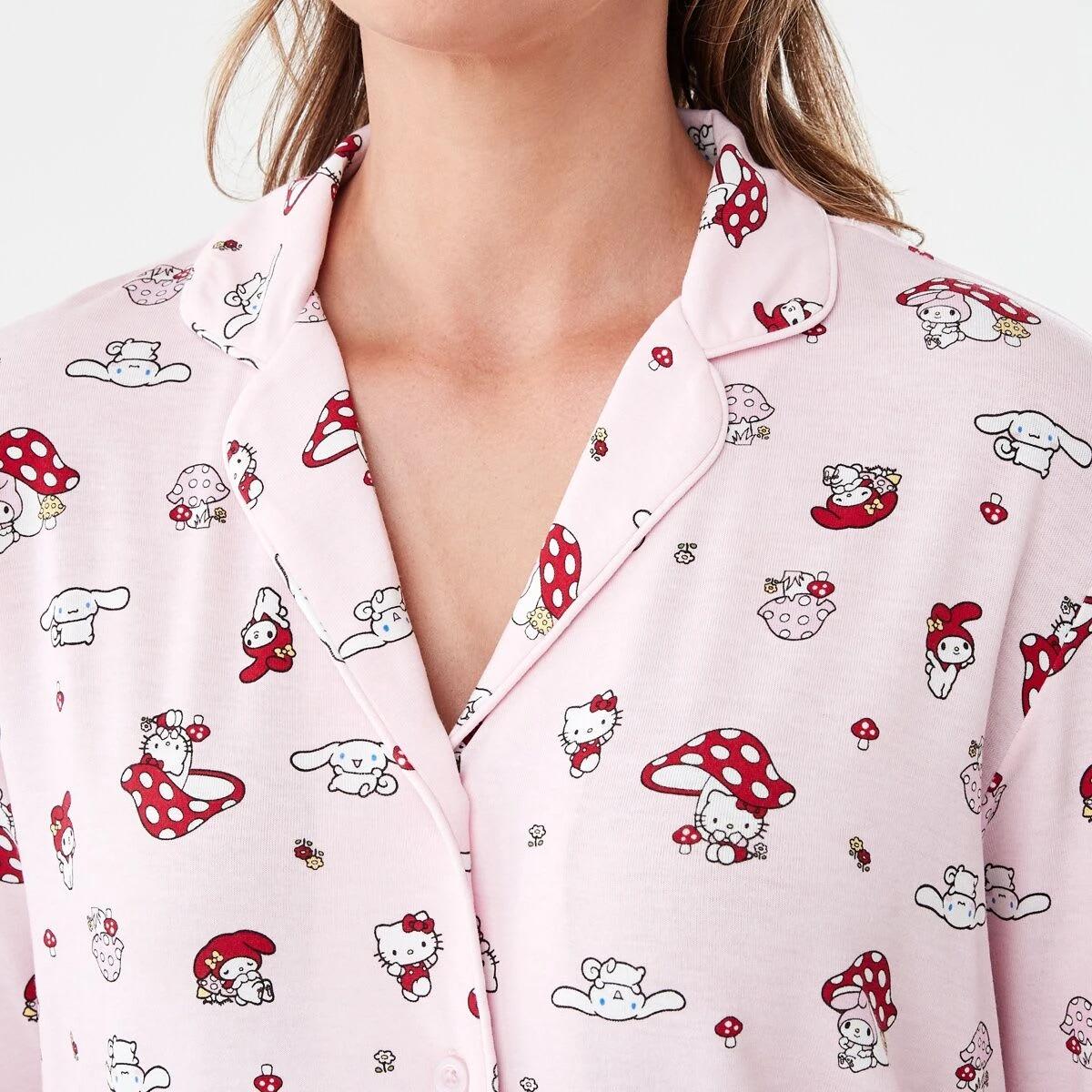 5 Hello Kitty License Long Sleeve Top and Pants Comfort Pyjama Set Hello Kit, 5 of 6