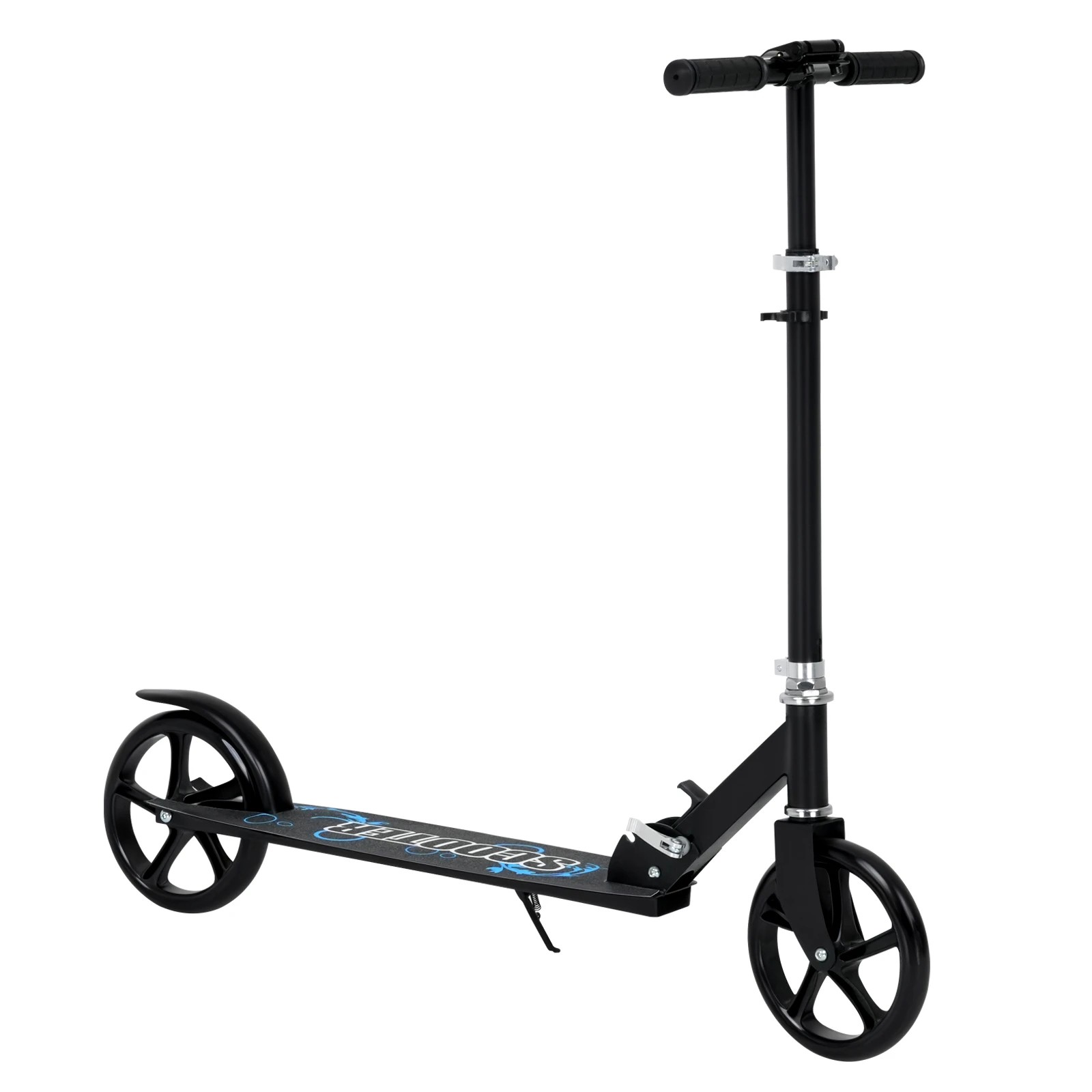 4 Advwin Folding Kids Kick Scooter w/ Big Wheel & Adjustable Height - Blue, 4 of 8