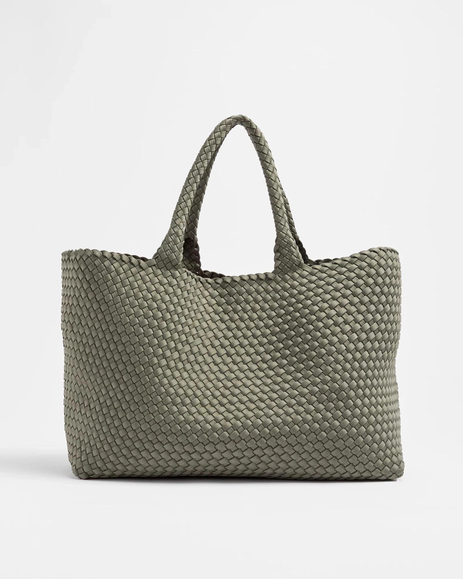 1 Target Weave Detail Tote Bag KHAKI, 1 of 2