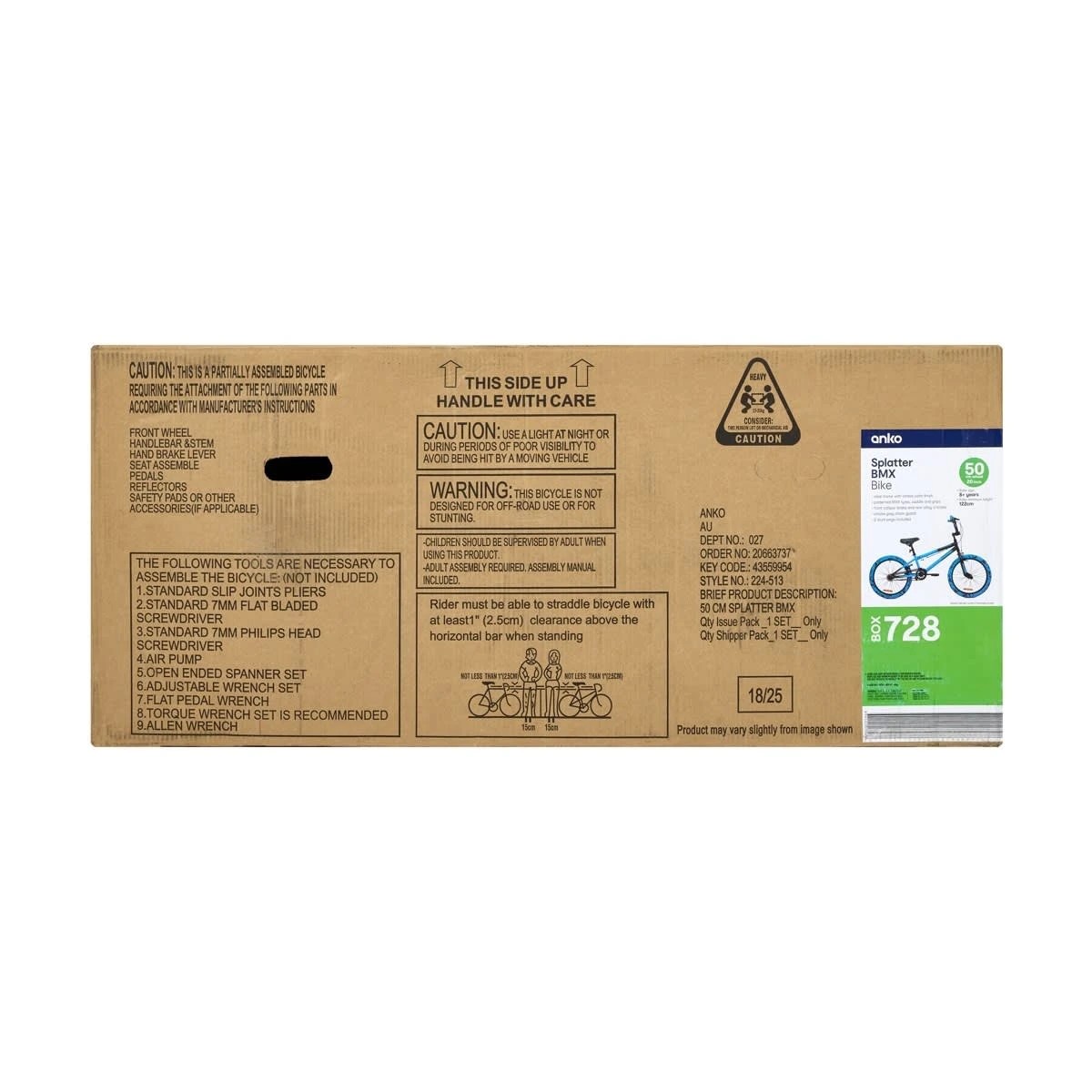 7 50cm Splatter BMX Bike, 7 of 7